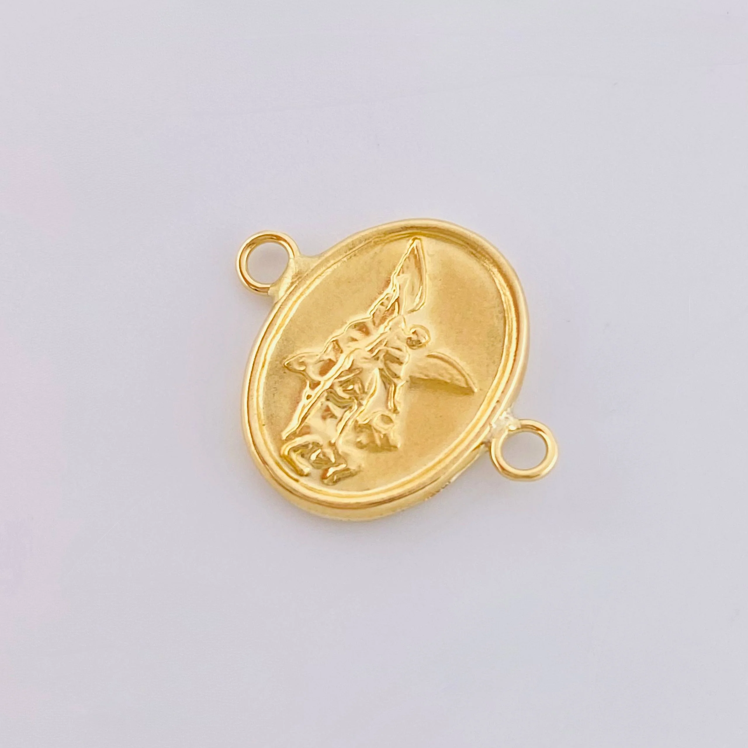 Herraje San Miguel Arcangel 0.95gr / 2cm / Oro Amarillo 18K - Image 3