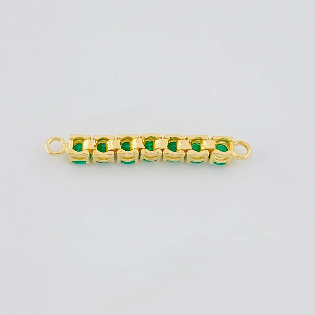 Herraje Septem Esmeraldas 84Pts 1.45 g / 3.7 cm Oro Amarillo 18K - Image 3