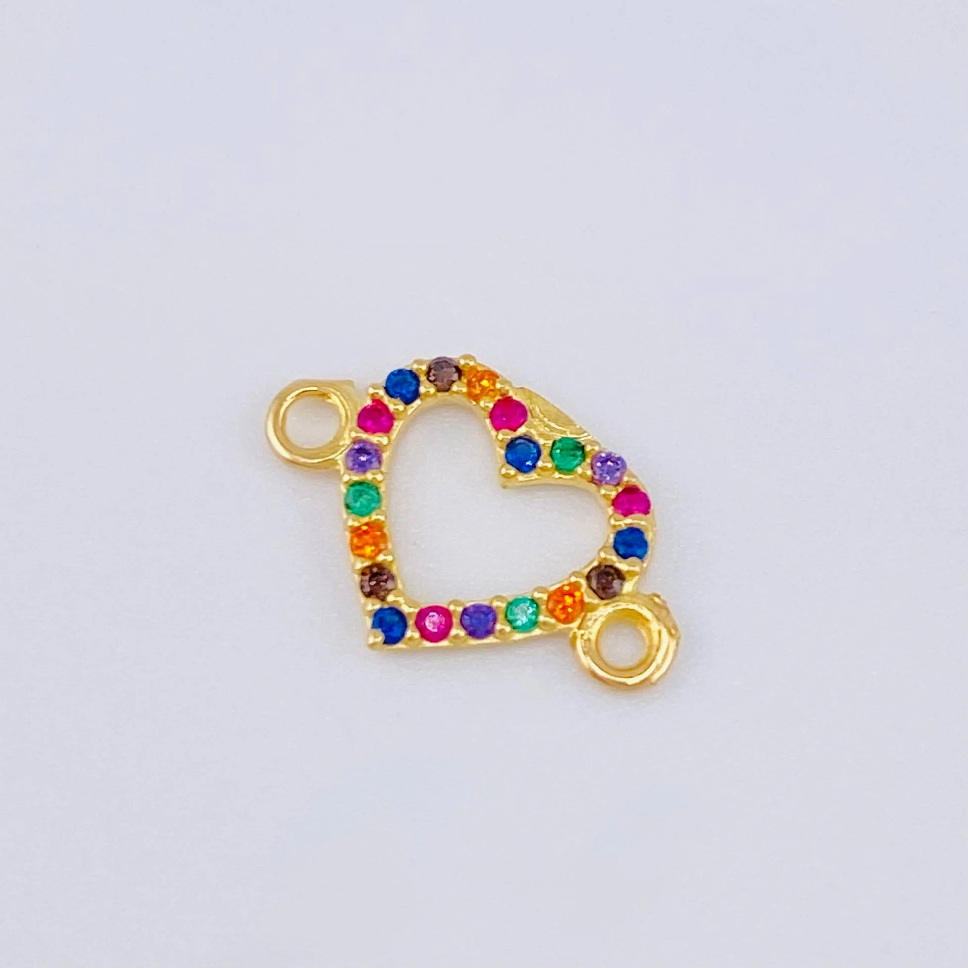 Herraje Silueta Corazón 0.4 g / 1,5 cm Oro Amarillo 18K - Image 2