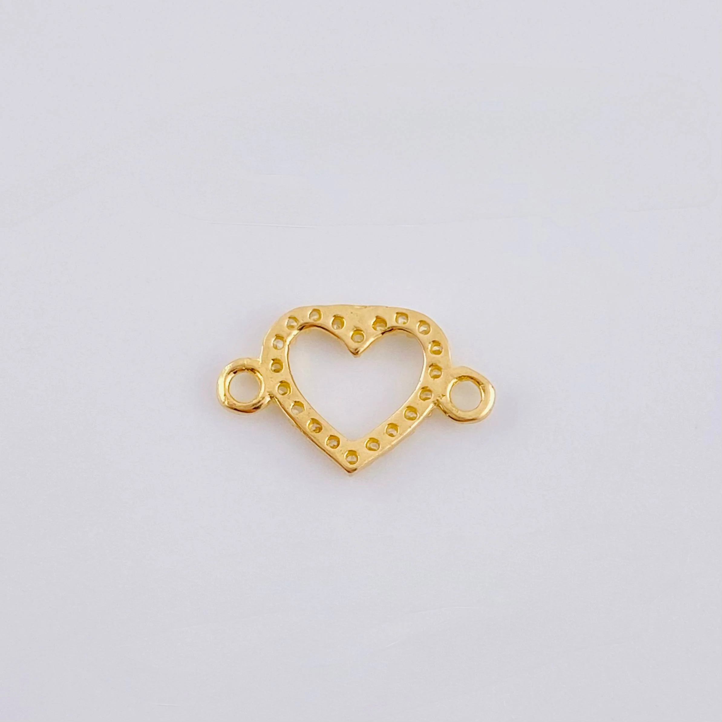 Herraje Silueta Corazón 0.4gr / 1.5cm / Oro Amarillo 18K * - Image 3