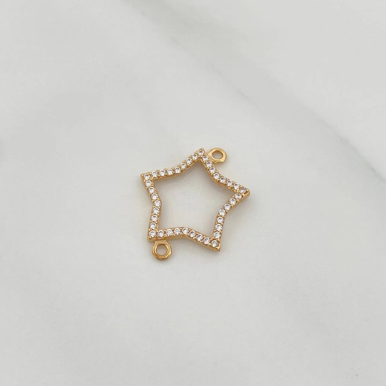 Herraje Silueta Estrella 0.9gr / 1.9cm / Oro Amarillo 18K % - Image 3