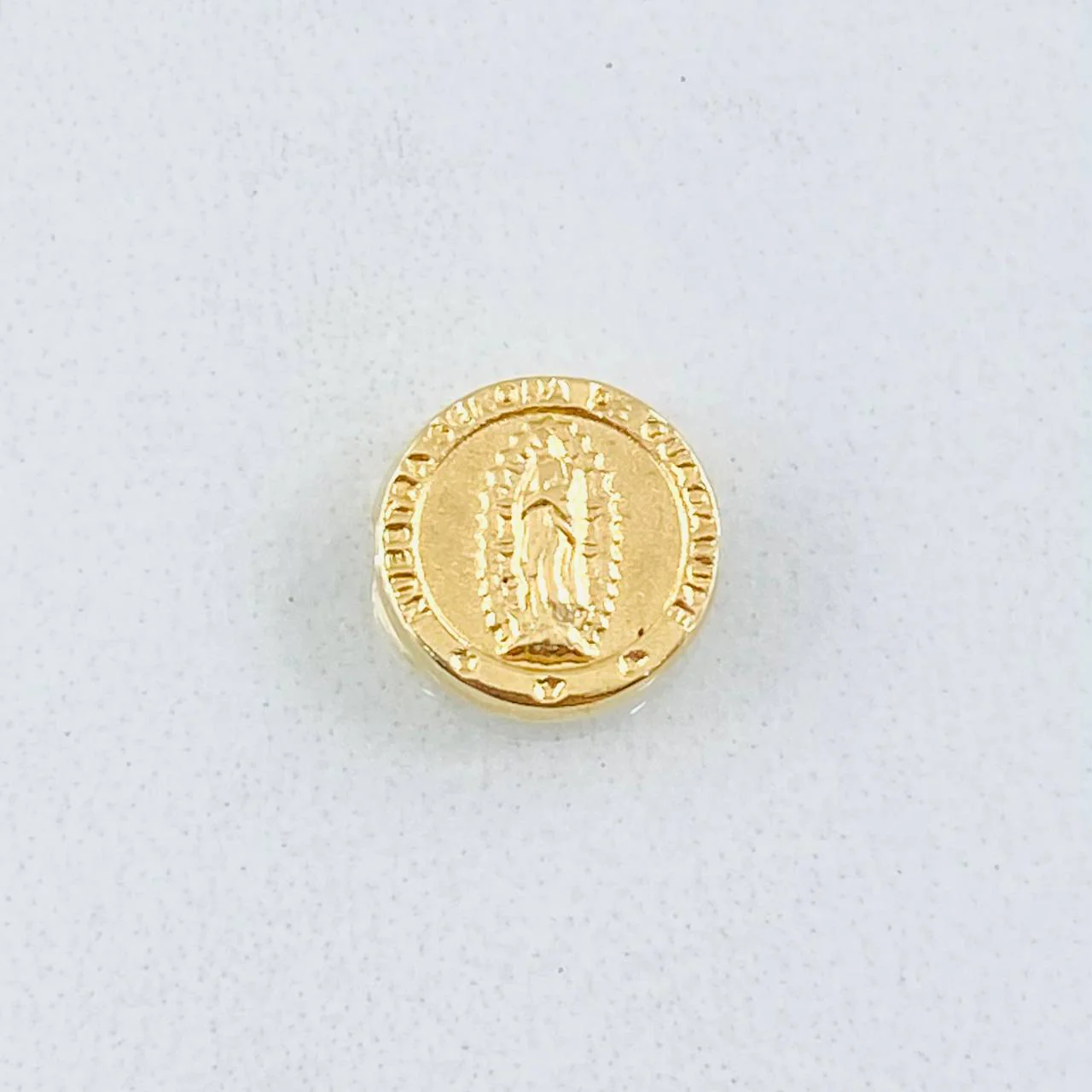 Herraje Tambor Virgen Guadalupe 0.5 g / 1 cm Oro Amarillo 18K - Image 2