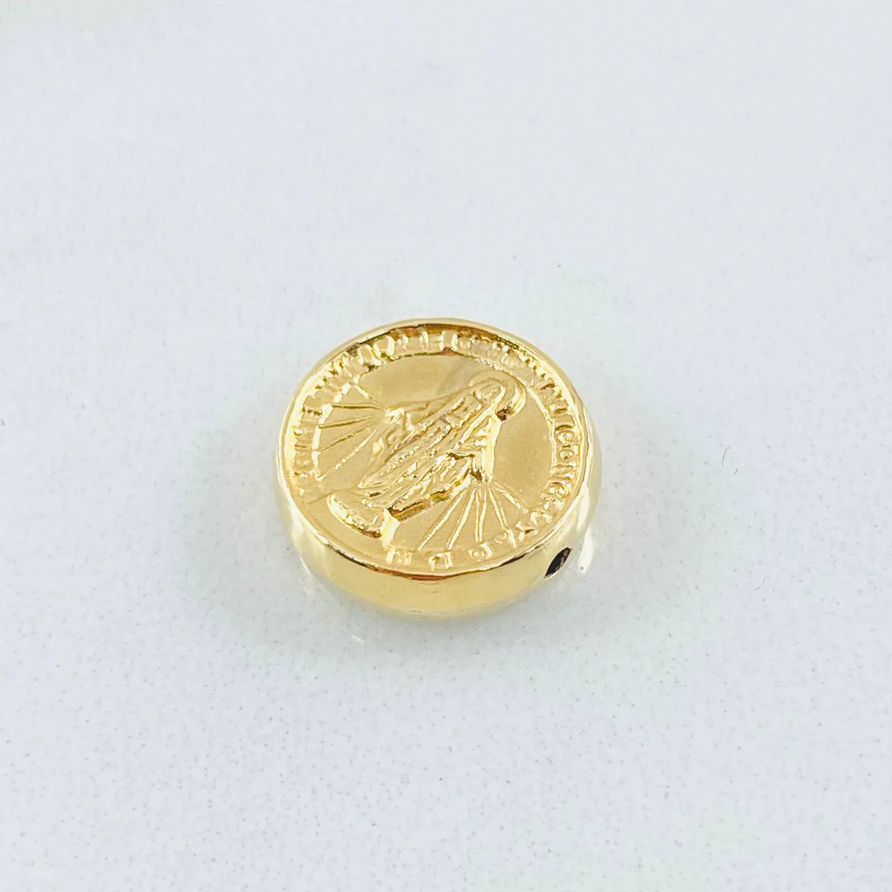 Herraje Tambor Virgen Milagrosa 0.55 g / 1 cm Oro Amarillo 18K - Image 2
