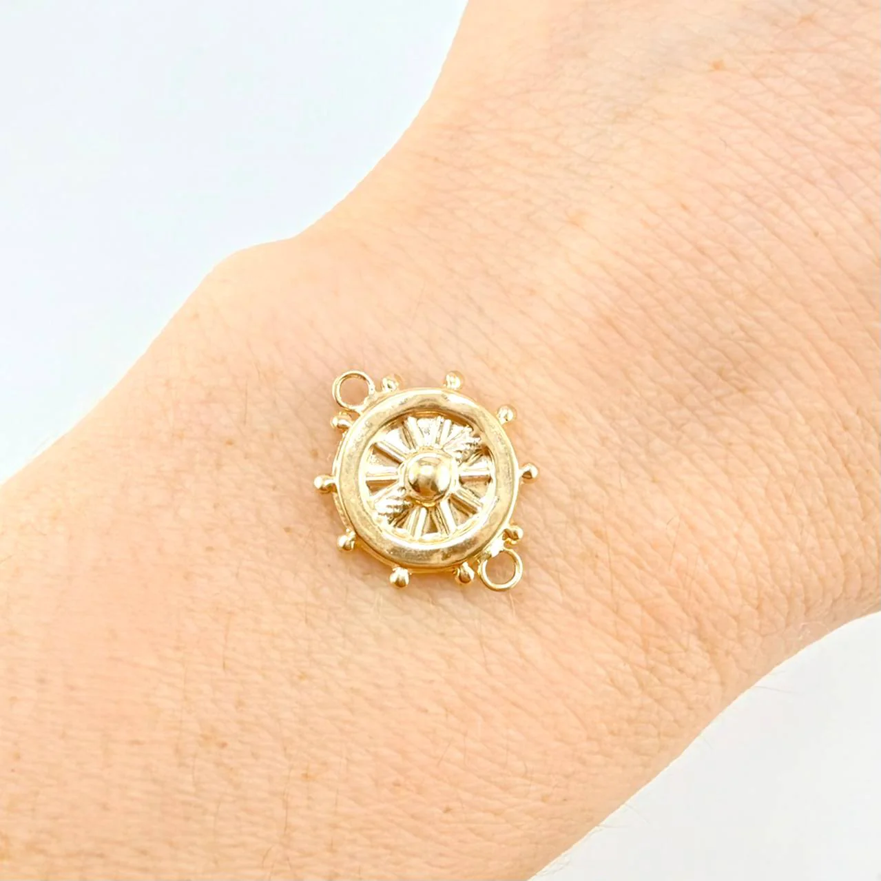 Herraje Timón 0.9g / 1.8cm Oro Amarillo 18K - Image 3