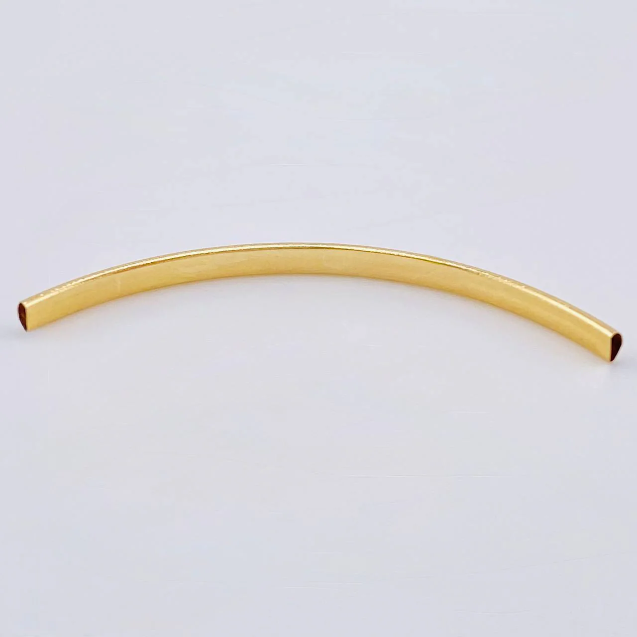 Herraje Tubular Rayada 0.35 g / 4.5 cm Oro Amarillo 18K - Image 3