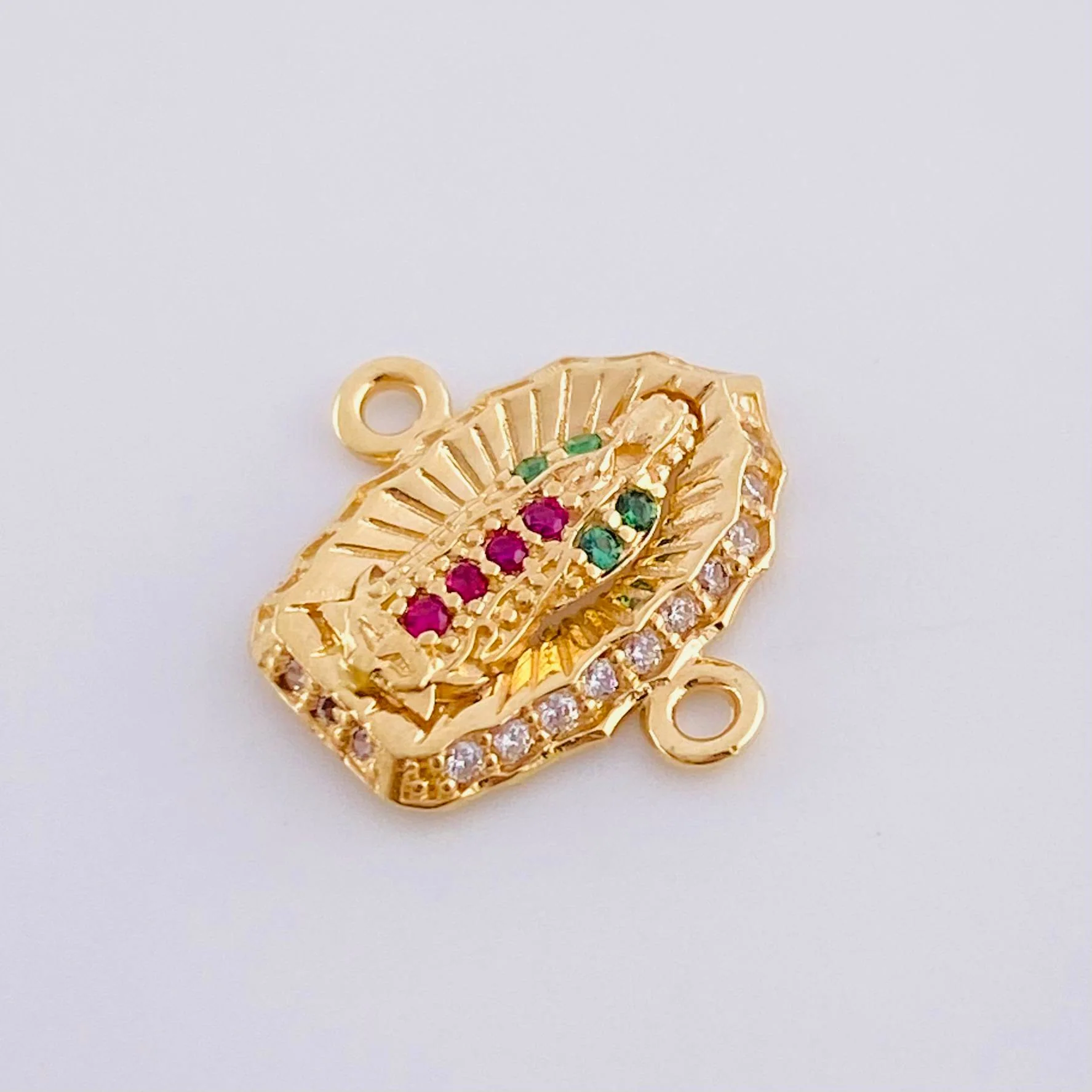 Herraje Virgen De Guadalupe 1.1 g / 1.5 cm Oro Amarillo 18K - Image 2