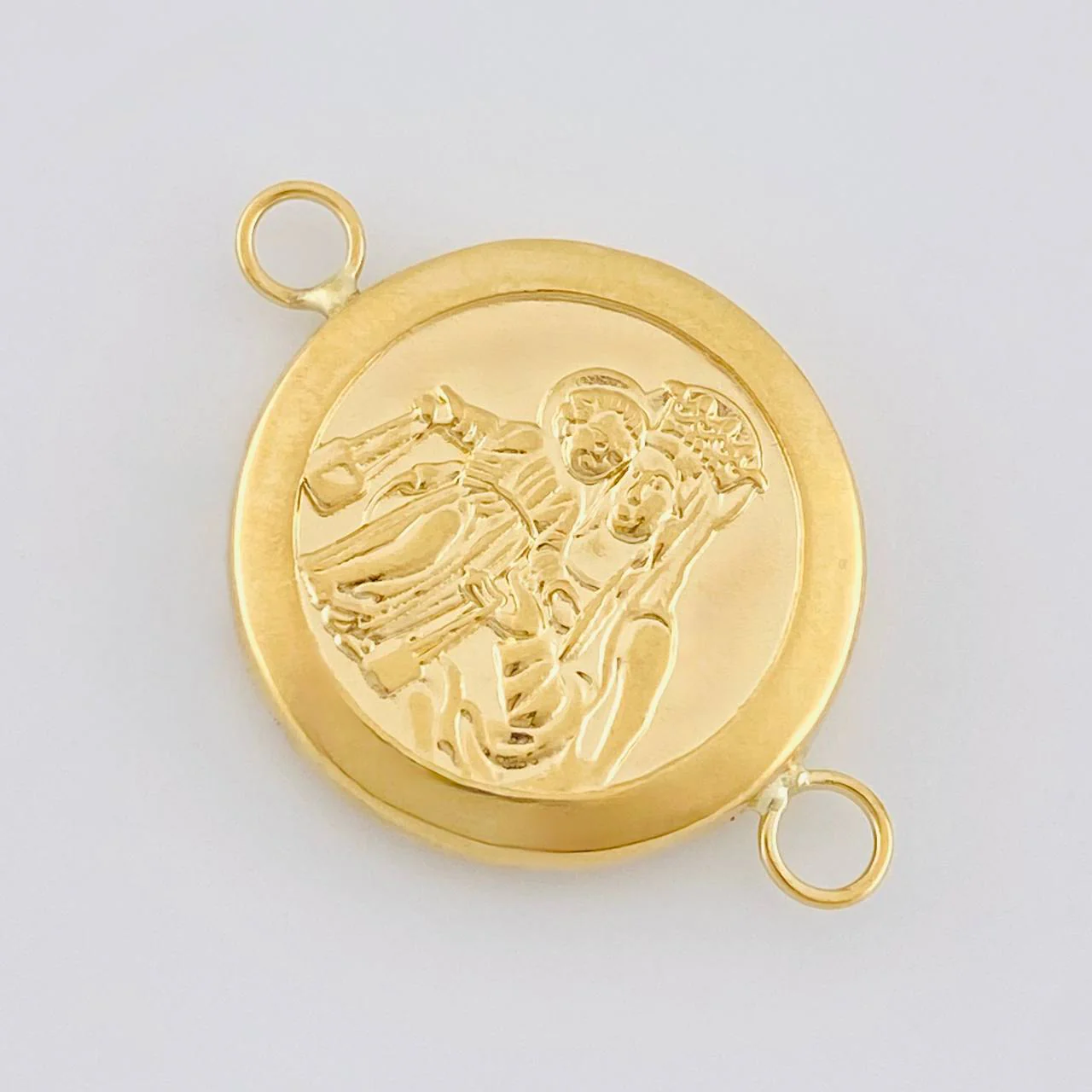 Herraje Virgen Del Cramen Mate 2.1 g / 3 cm Oro Amarillo 18K - Image 2