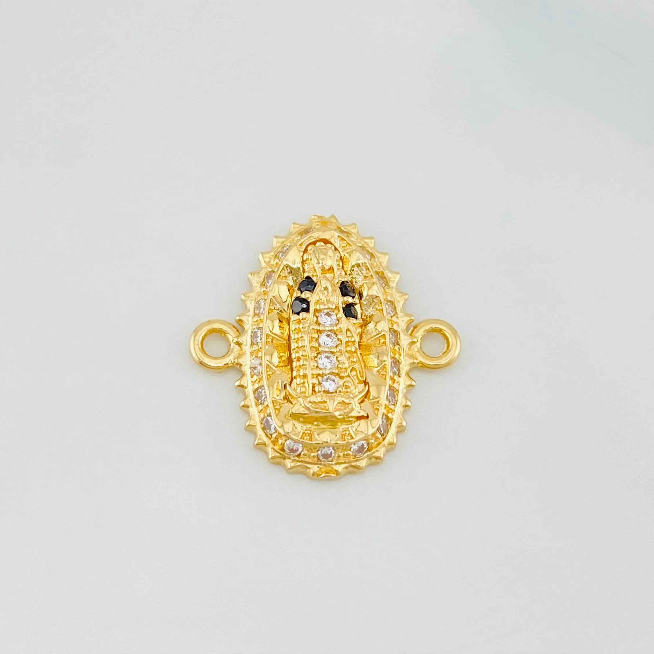 Herraje Virgen Guadalupe 1.35 g / 1.5 cm Oro Amarillo 18K