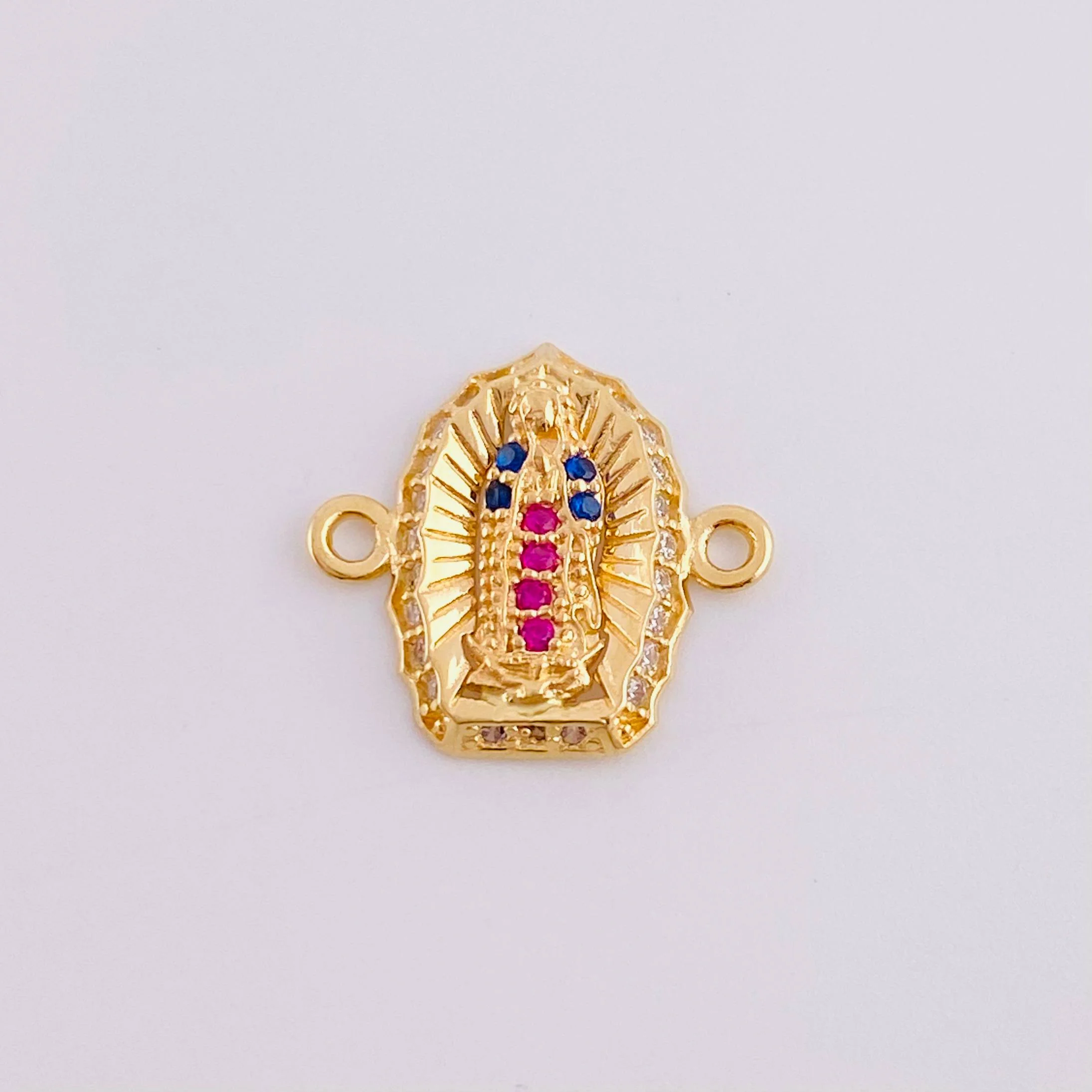 Herraje Virgen Guadalupe 1 g / 1.4 cm Oro Amarillo 18K
