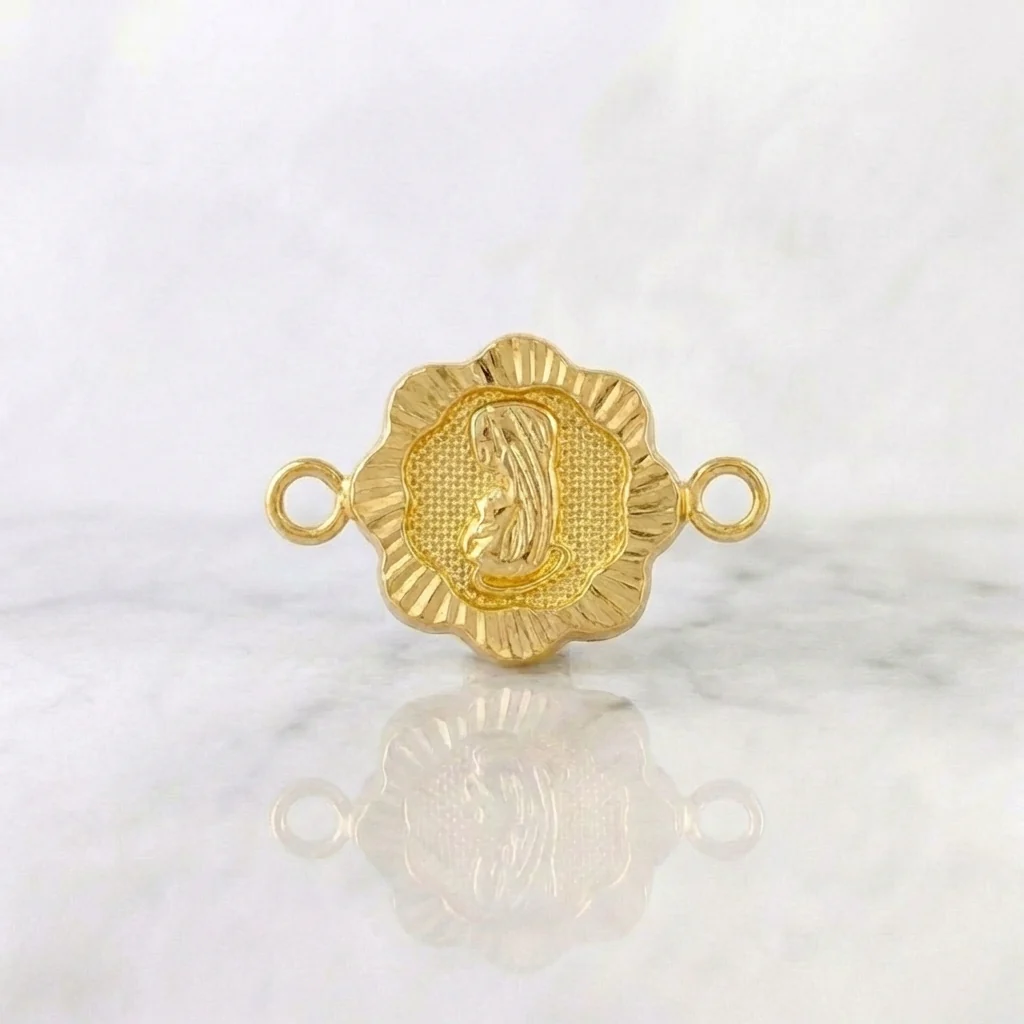 Herraje Virgen Maria 1 g / 2 cm Oro Amarillo 18K