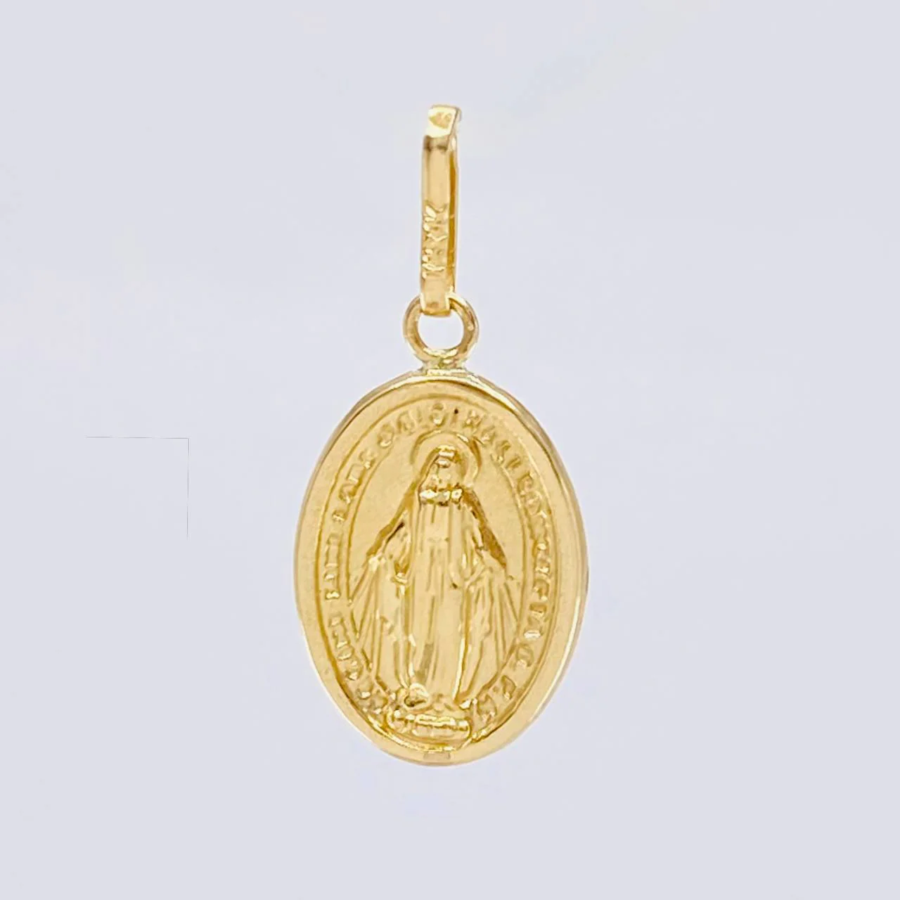 Dije Virgen Milagrosa 0.7 g / 2.2 cm Oro Amarillo 18K - Image 3