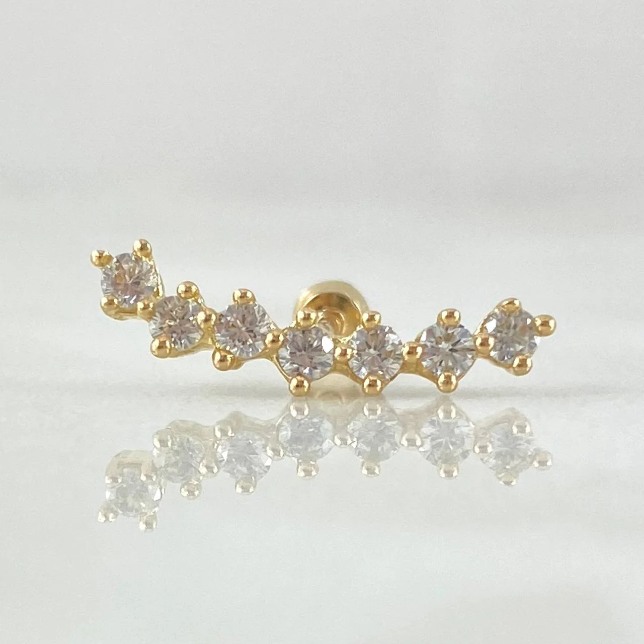 Piercing Arco 0.8 g / 1.6 cm Oro Amarillo 18K