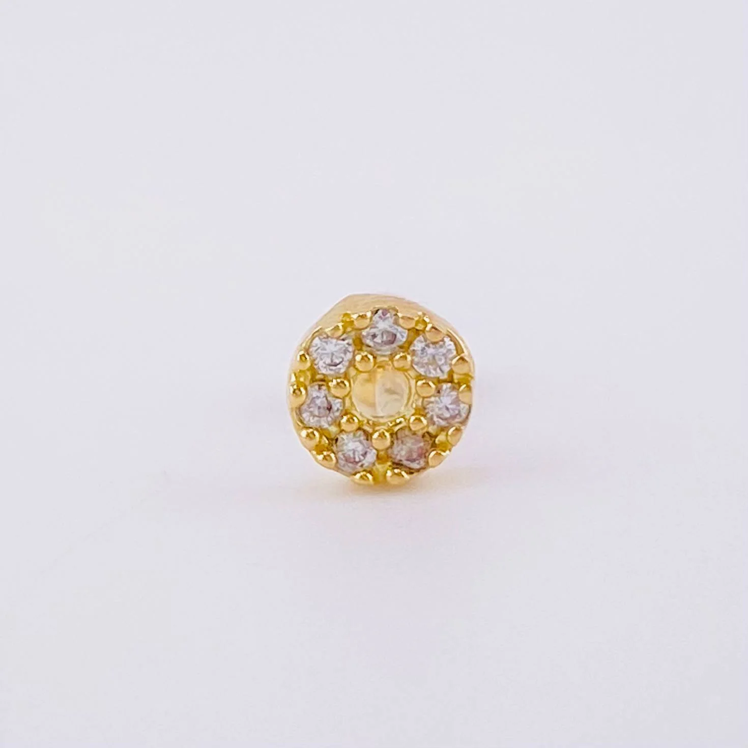 Piercing Aro Tupido 0.45 g / 1 cm Oro Amarillo 18K