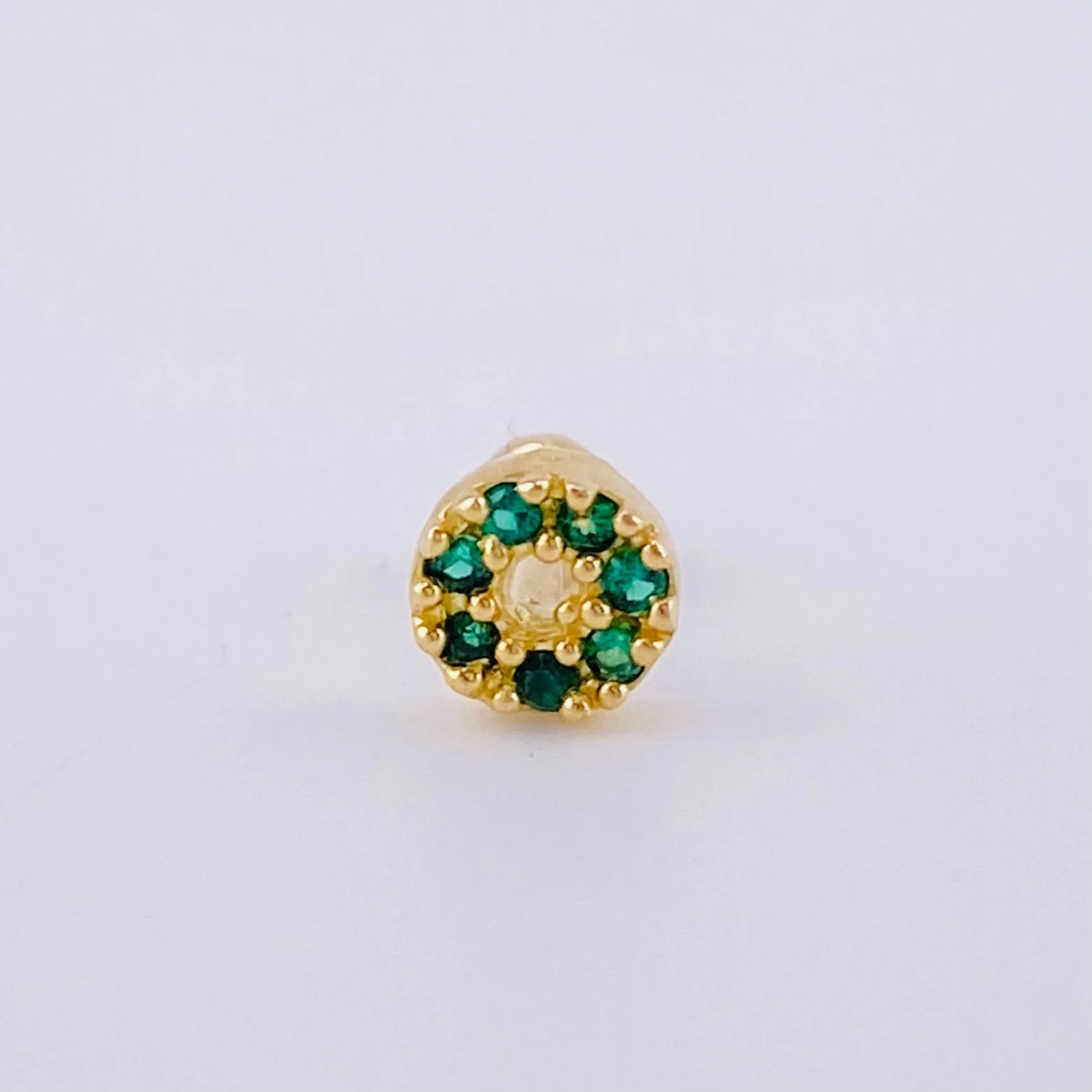 Piercing Aro Tupido 0.5 g / 1 cm Oro Amarillo 18K