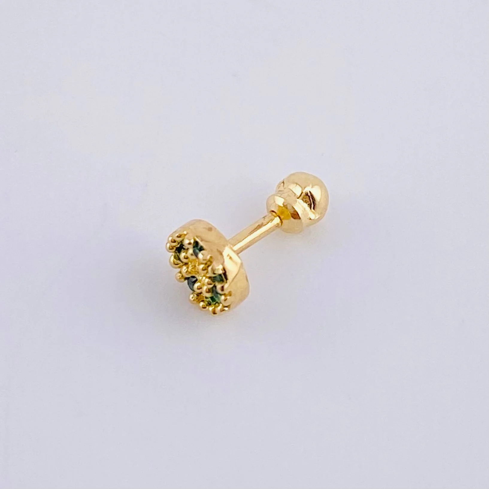 Piercing Aro Tupido 0.5 g / 1 cm Oro Amarillo 18K - Image 3