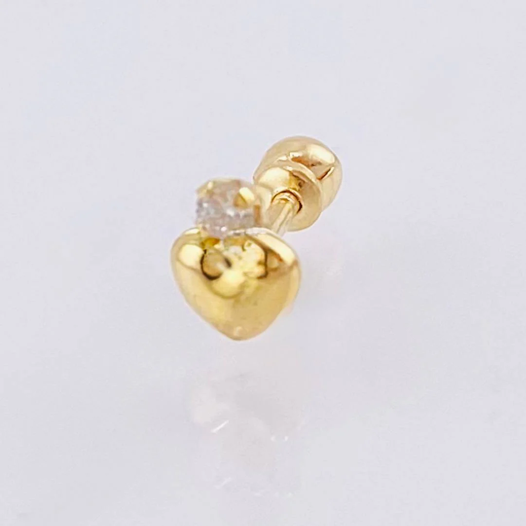 Piercing Chispa Estrella 0.3gr / 1.1cm / Oro Amarillo 18K