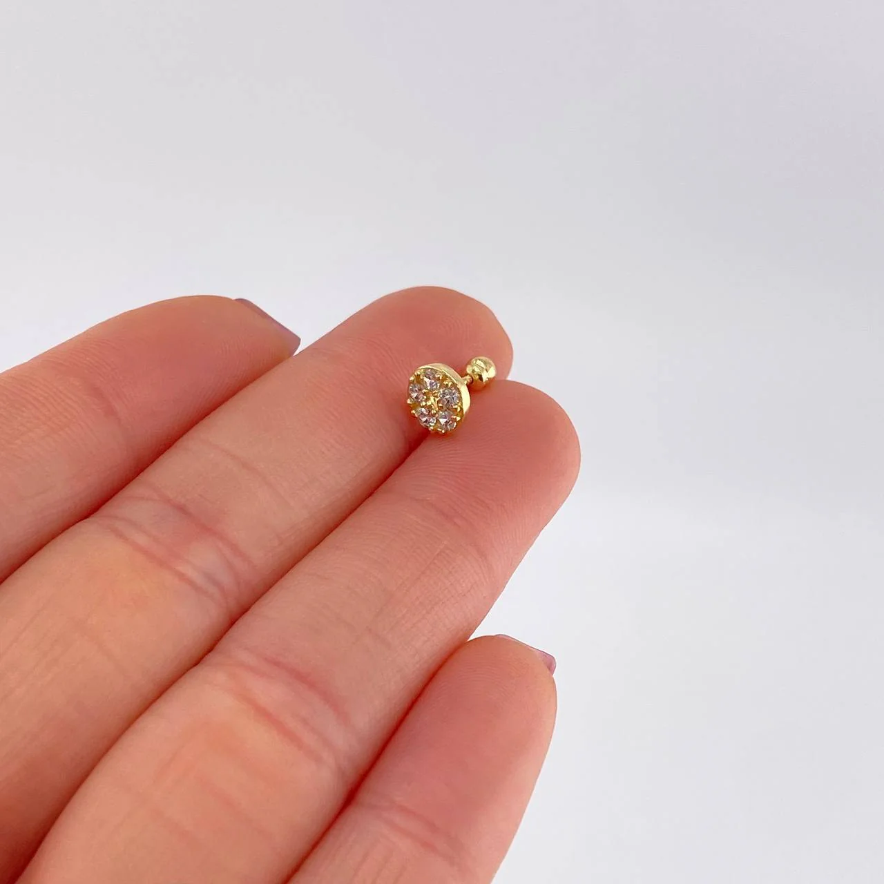 Piercing Circulo 0.6g / 1.1cm Oro Amarillo 18K - Image 4