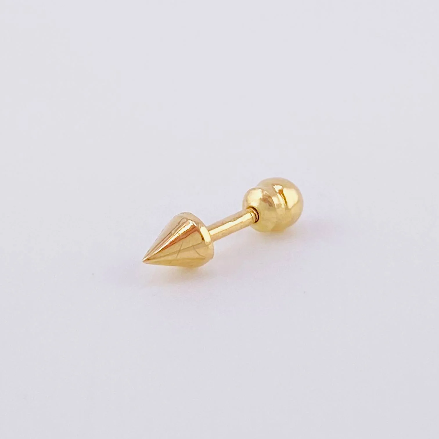 Piercing Punta 0.4 g / 1 cm Oro Amarillo 18K - Image 2
