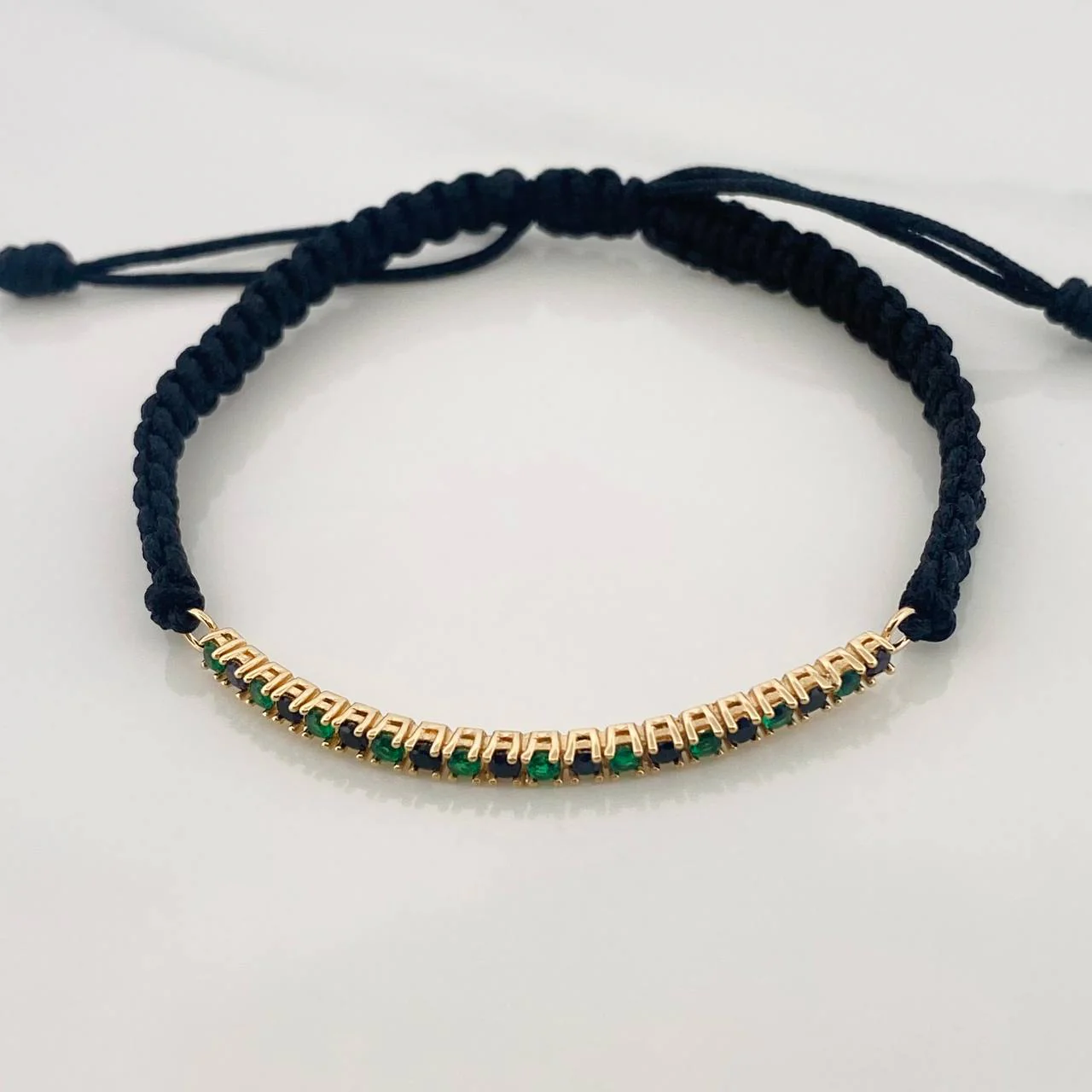 Pulsera Tejida Lineal Oro Amarillo 18K - Image 3