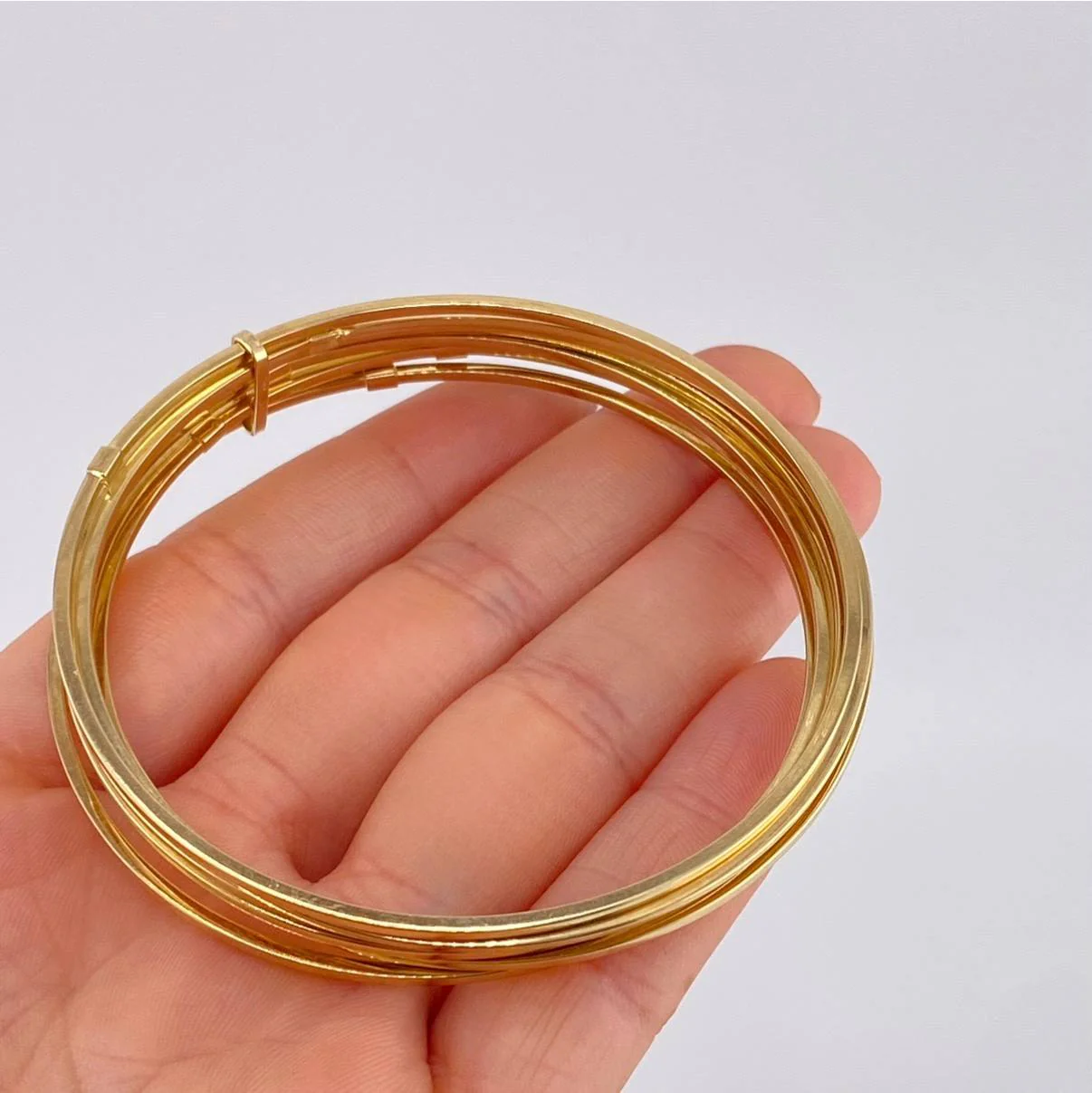 Pulso 7 Aros 12.8 g / 20.5 cm / 1.45 mm Oro Amarillo 18K - Image 4