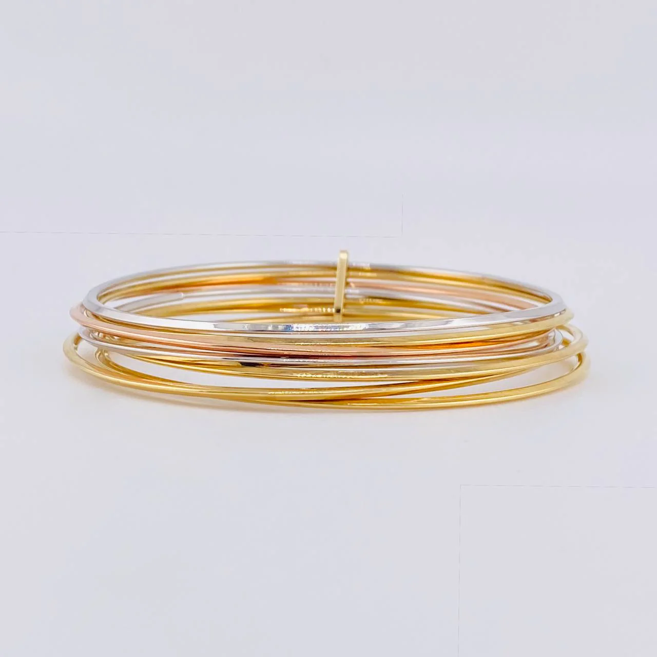 Pulso 7 Aros 9.65 g / 20.5 cm / 1.45 mm Tres Oros 18K - Image 2