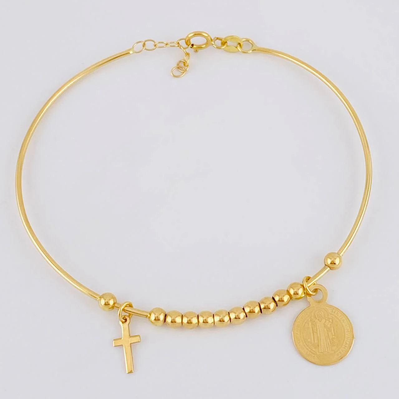 Pulso Aro Bolas San Benito 4 g / 17.9 cm / 3 mm Oro Amarillo 18K