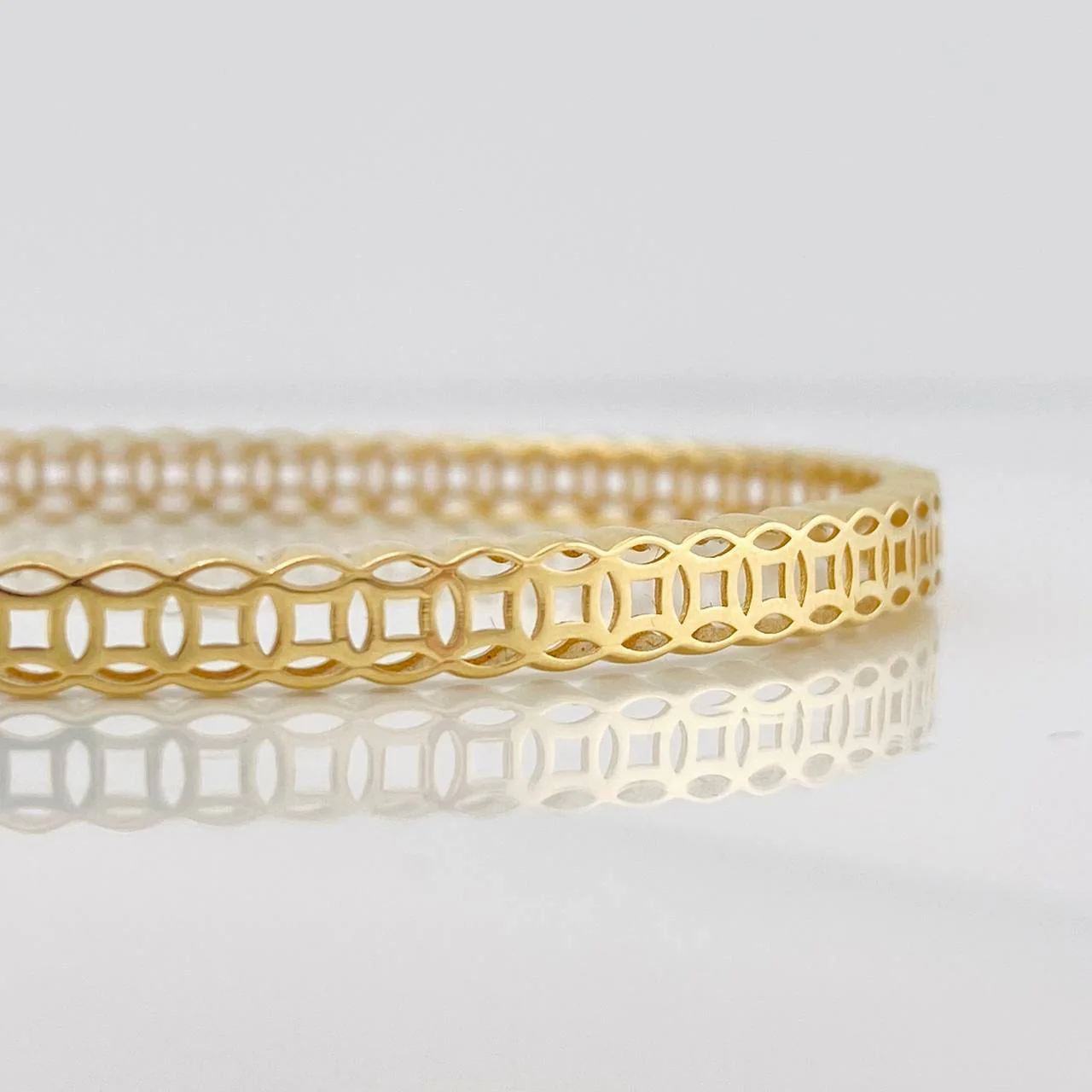Pulso Aro Circular 6.3g / 18cm / 4.28mm Oro Amarillo 18K - Image 2