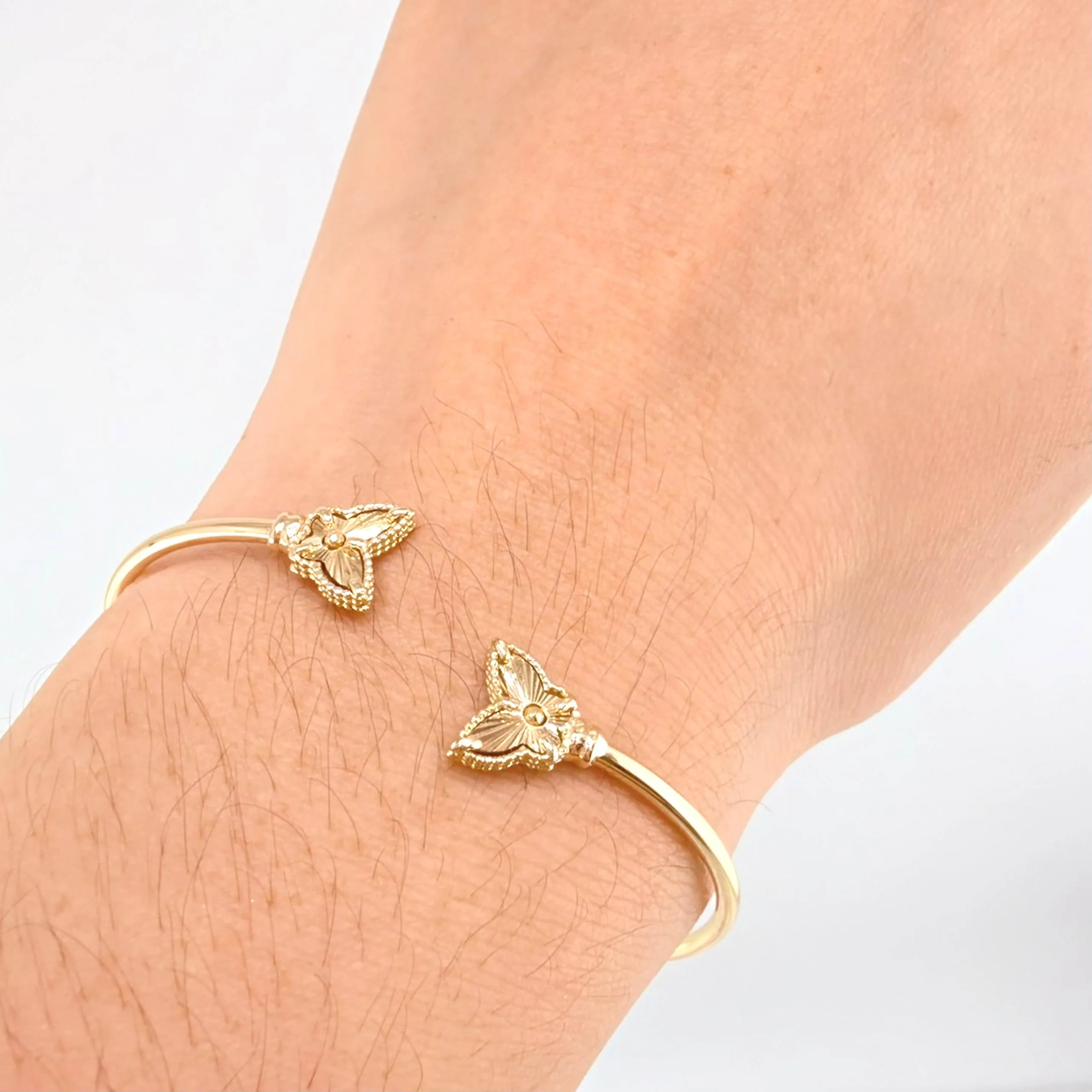 Pulso Aro Mariposa 3.7 g / 17.5 cm / 1.8 mm Oro Amarillo 18K - Image 3