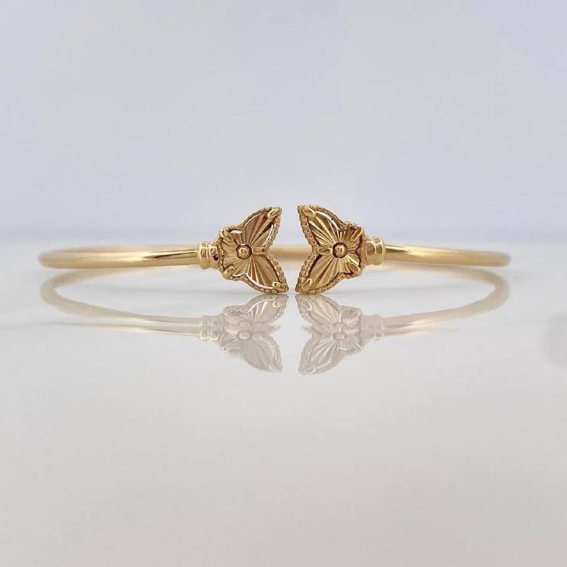 Pulso Aro Mariposa Diamantado 3.55 g / 16.8 cm / 1.6 mm Oro Amarillo 18K - Image 5