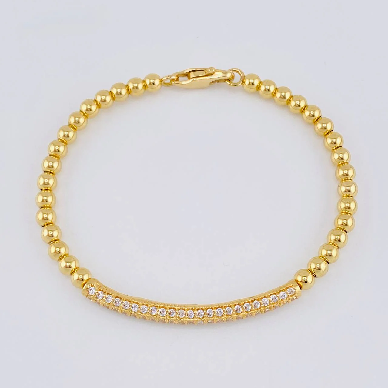 Pulso Aro Riel Tupido 10 g / 17.2 cm / 4 mm Oro Amarillo 18K - Image 3