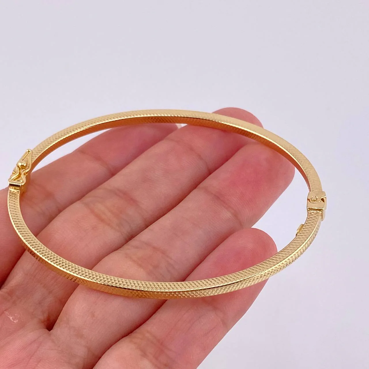 Pulso Aro Satinado 4.15 g / 18 cm / 3 mm Oro Amarillo 18K - Image 3