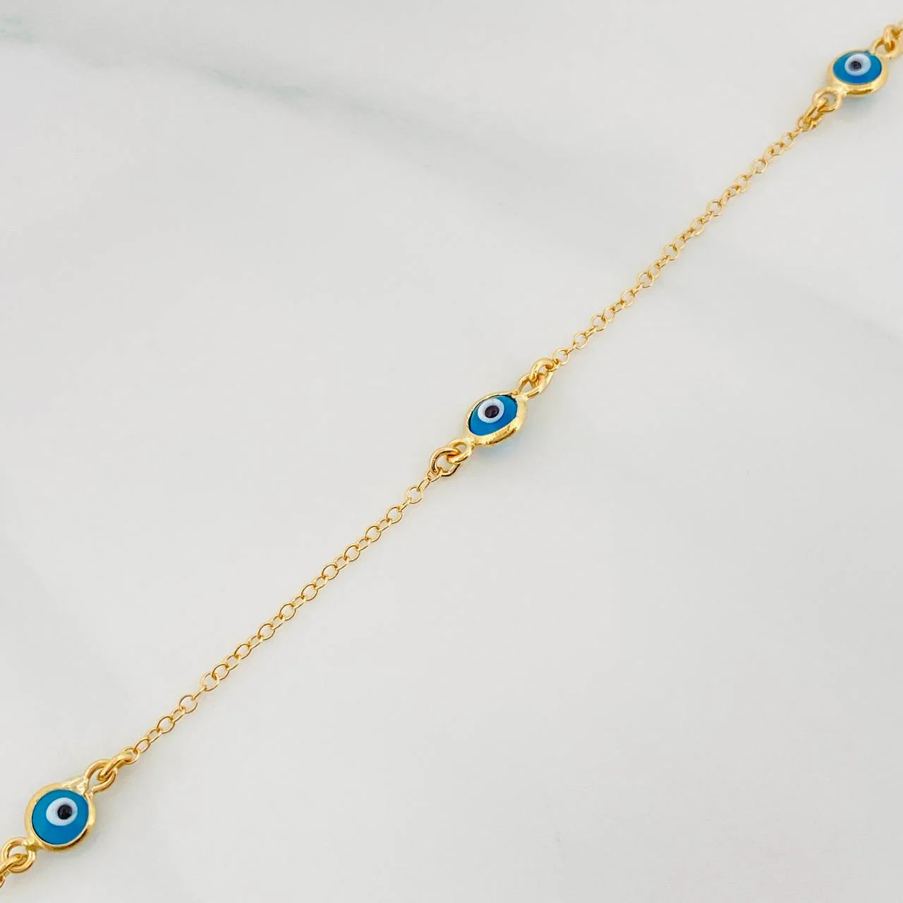Pulso Aro Seguido Ojo Turco 1.5 g / 18 cm / 0.6 mm Oro Amarillo 18K - Image 3