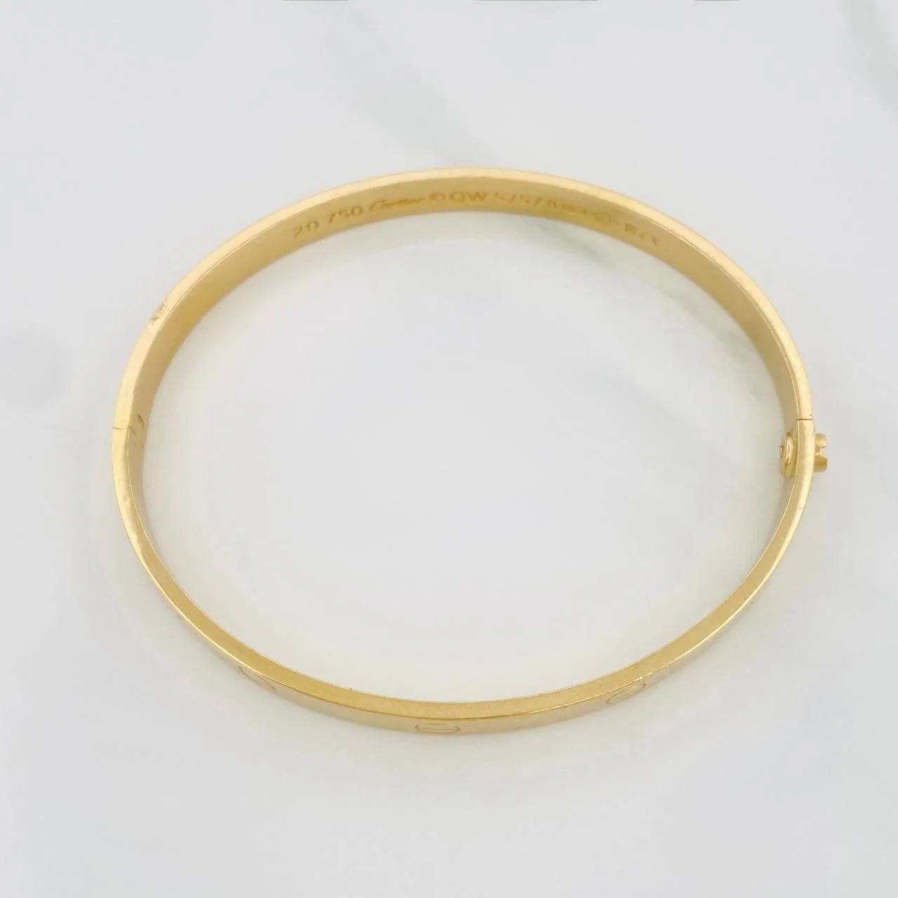 Pulso Aro Tornillo 7.5 g / 20 cm / 6.15 mm Oro Amarillo 18K