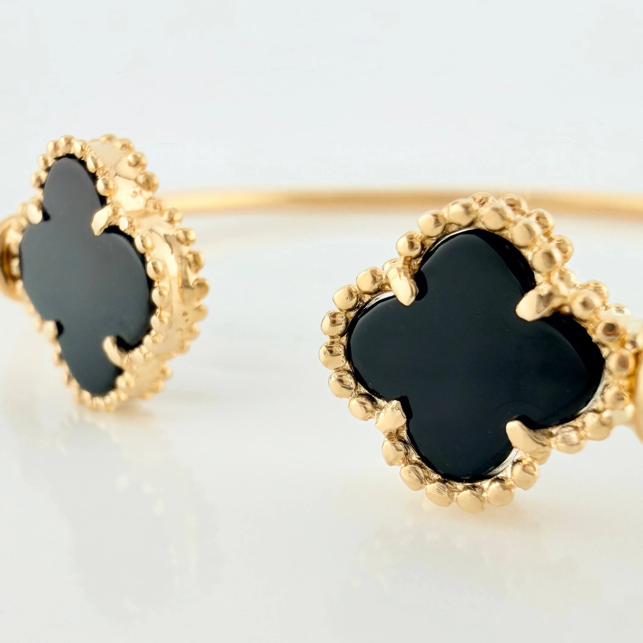 Pulso Aro Trebol 6.75 g / 18 cm / 2 mm Oro Amarillo 18K - Image 3