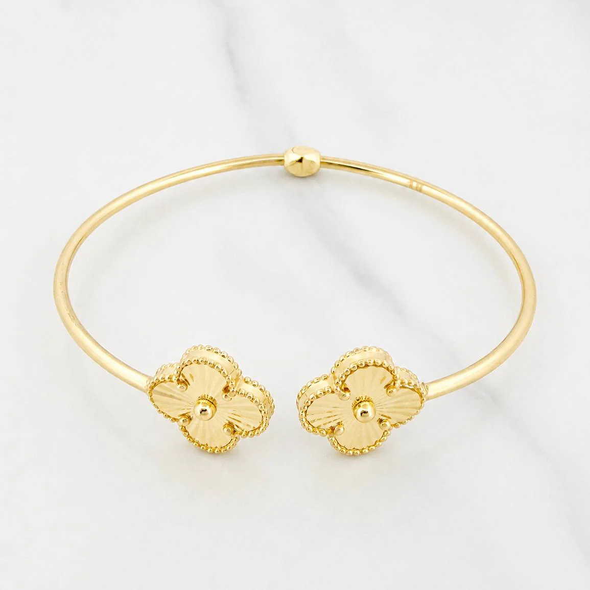 Pulso Aro Trebol 7.2g / 17cm / 2mm Oro Amarillo 18K - Image 2