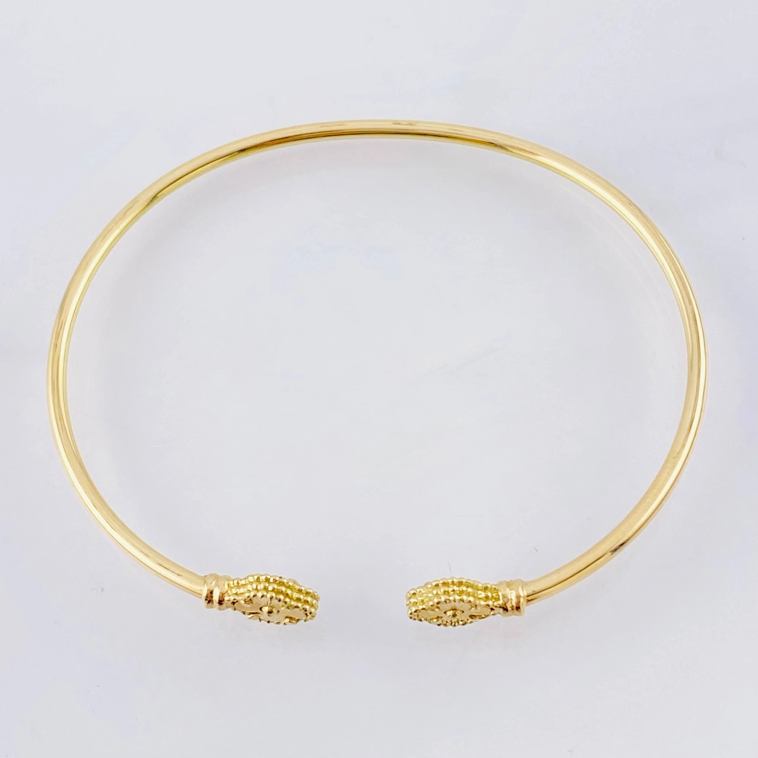 Pulso Aro Trebol Diamantado 3.8gr / 17cm / 1.8mm Oro Amarillo Nac.Esp. 18K - Image 2
