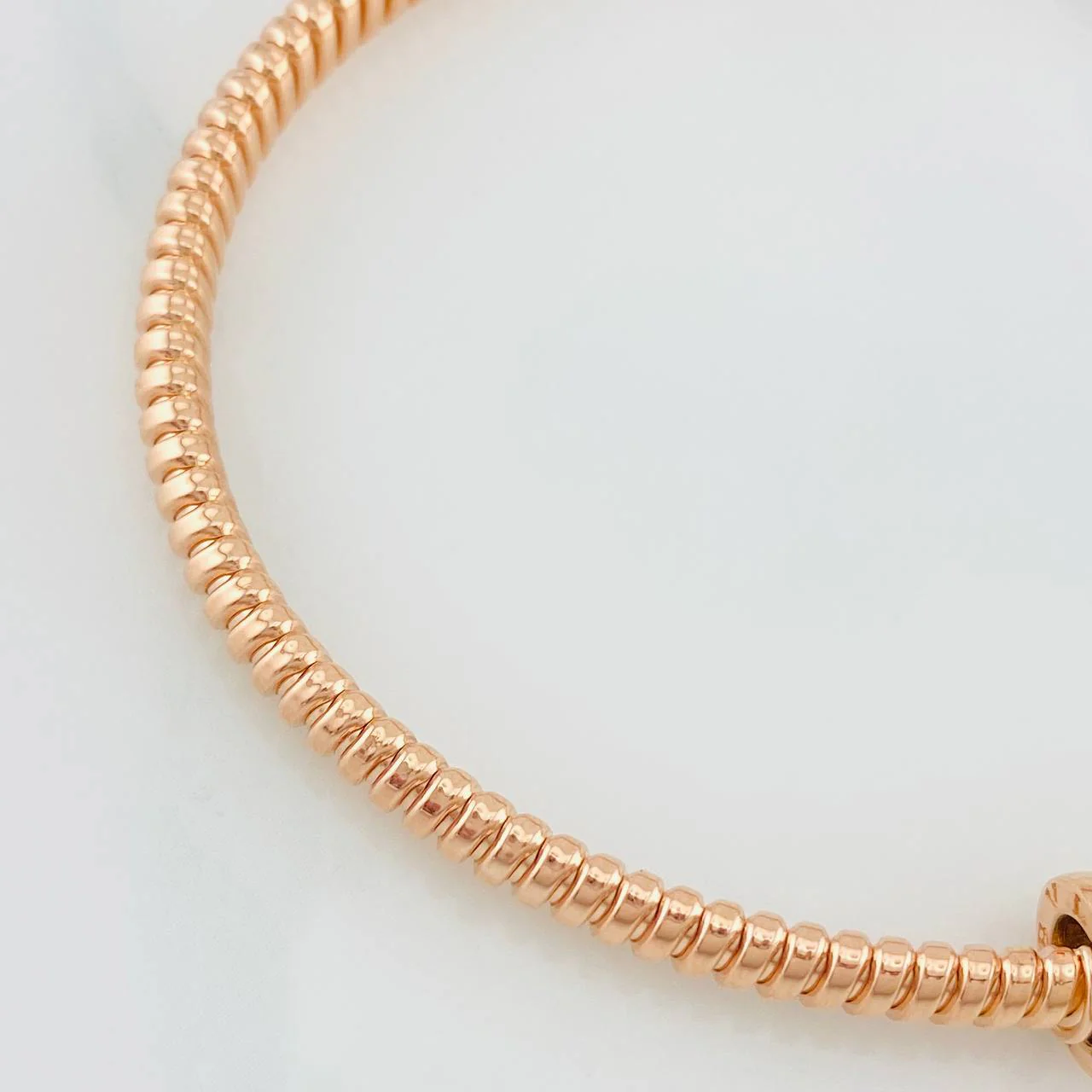 Pulso Aro Tubogas 14.55g / 17cm / 4.35mm Oro Rosa 18K - Image 2