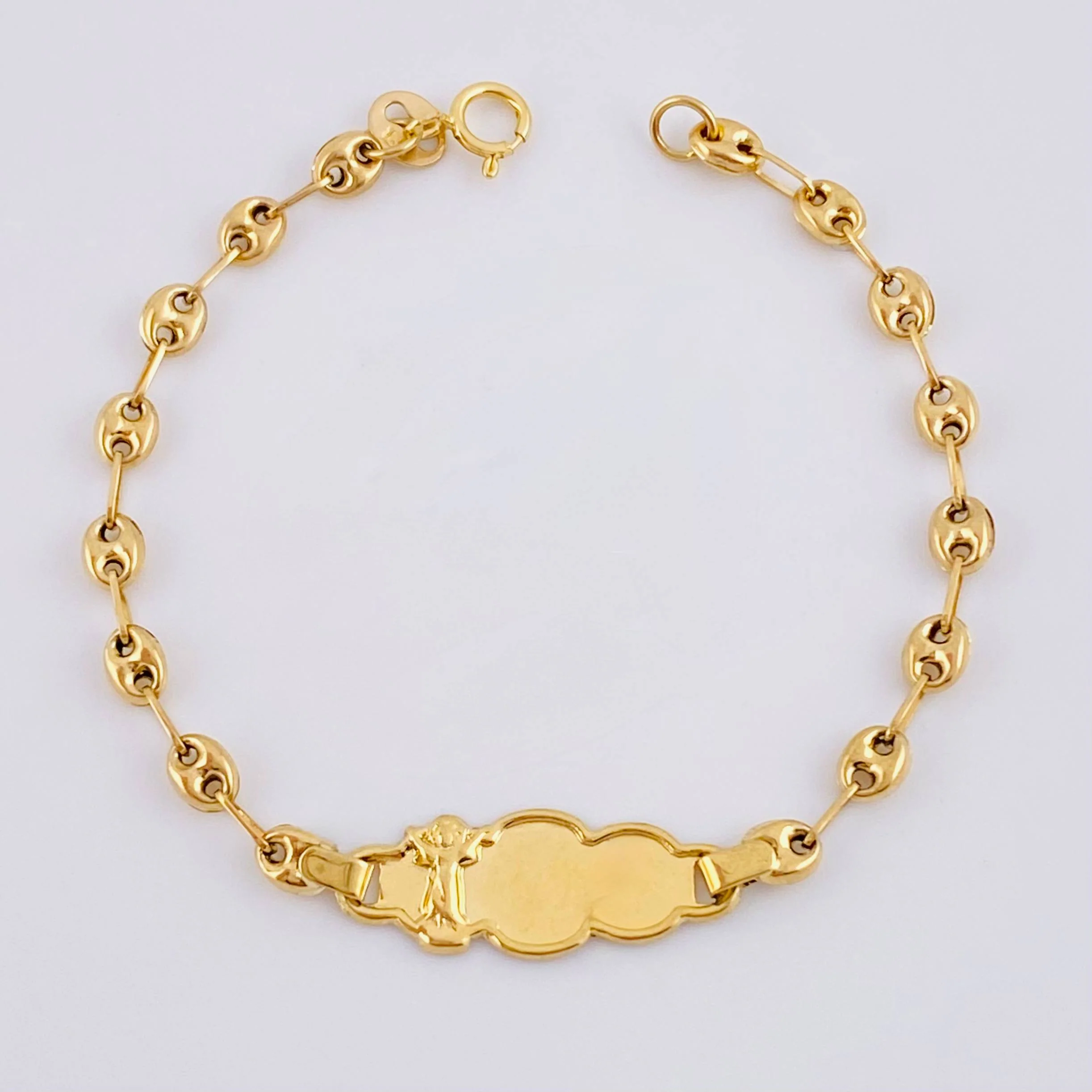Pulso Bebé Gc Nube Divino Niño 1.85gr / 14.5cm / 3.7mm Oro Amarillo 18K ©