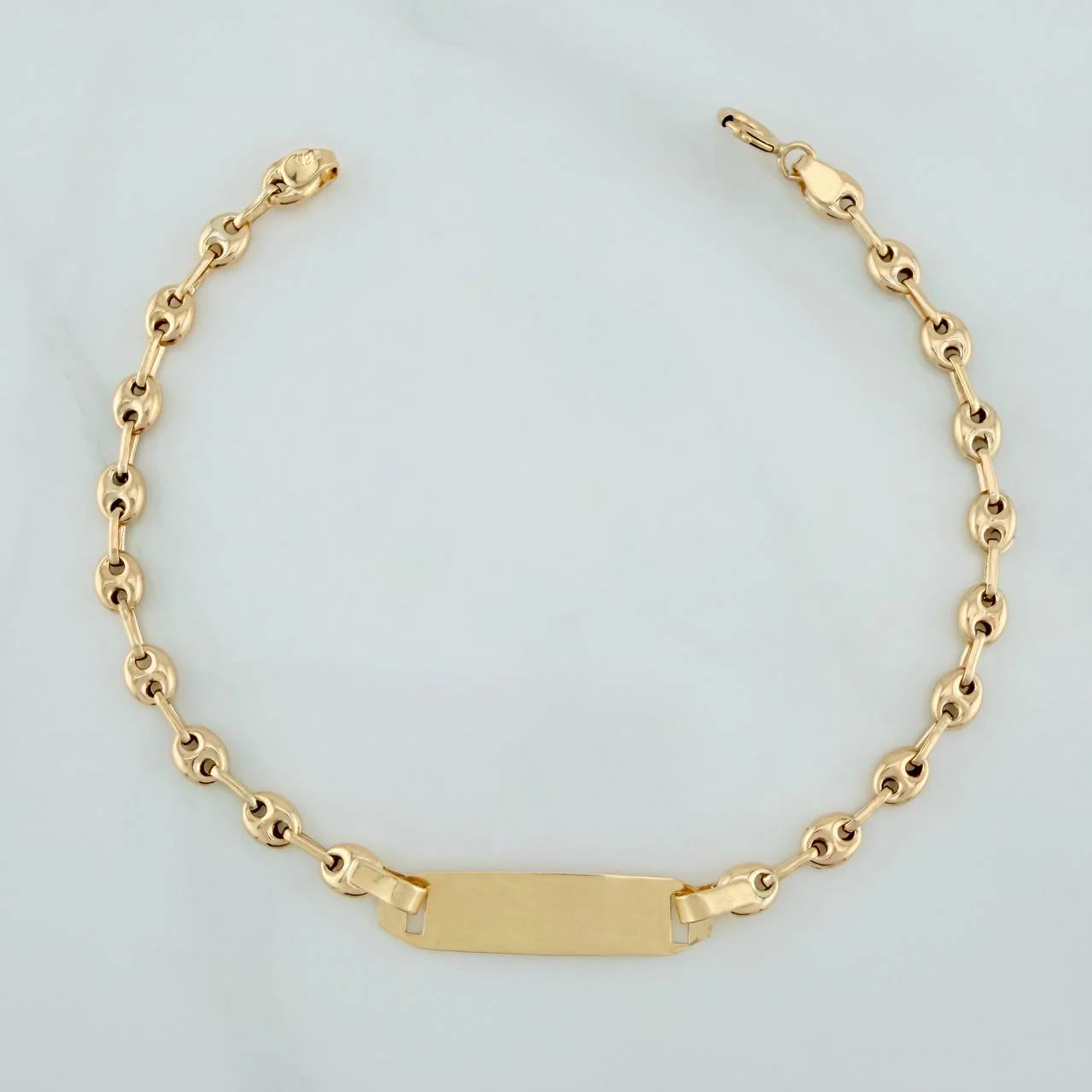 Pulso Bebé GC Placa Octagonal 1.8gr / 15.3cm / 3.22mm Oro Amarillo 18K %