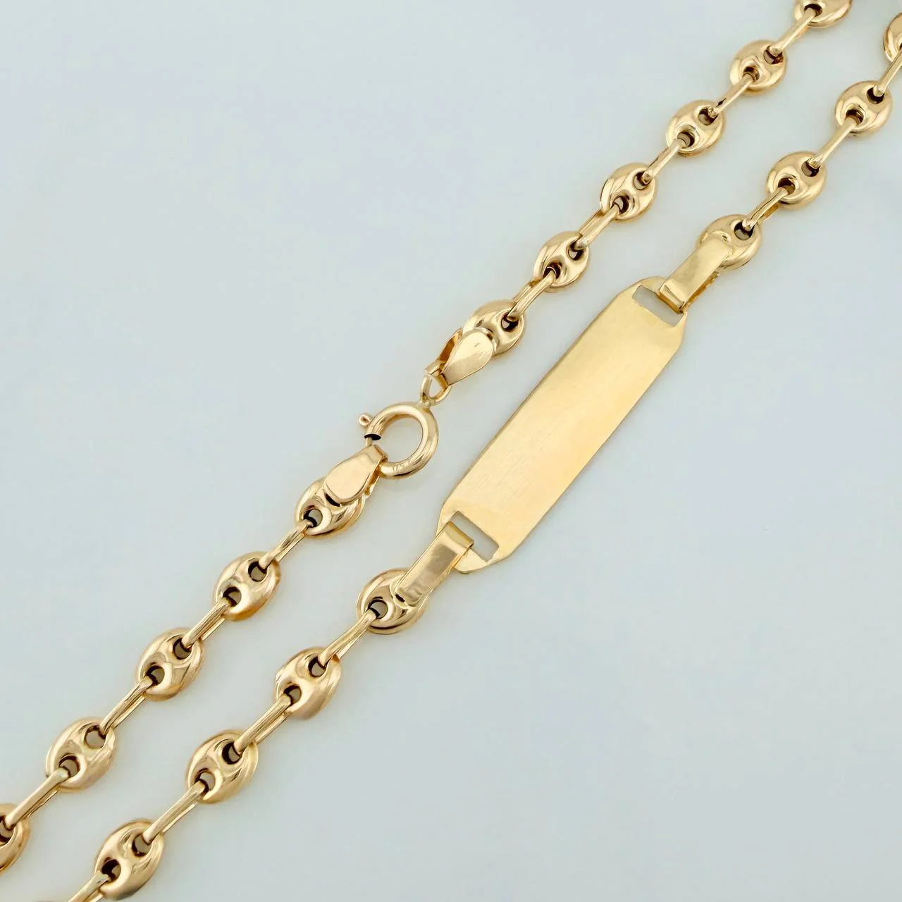 Pulso Bebé GC Placa Octagonal 2.05gr / 18.5cm / 3mm Oro Amarillo 18K % - Image 2