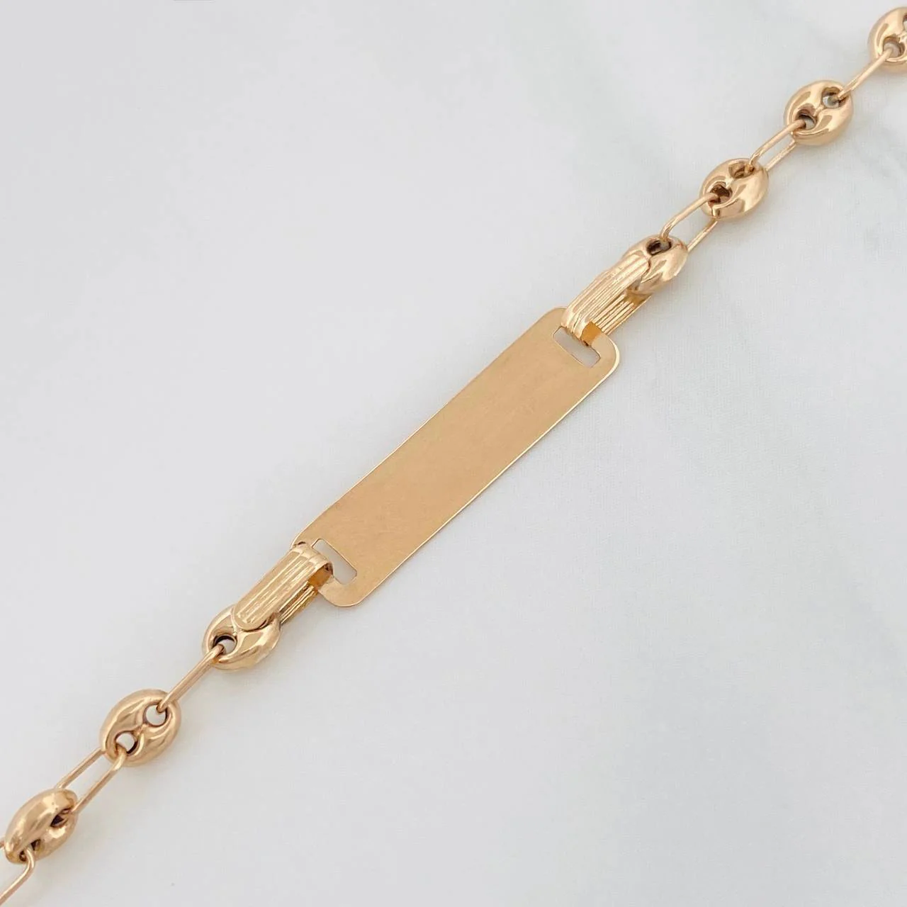 Pulso Bebé Placa Gc 1.5 g / 12.3 cm / 3.13 mm Oro Amarillo 18K - Image 2