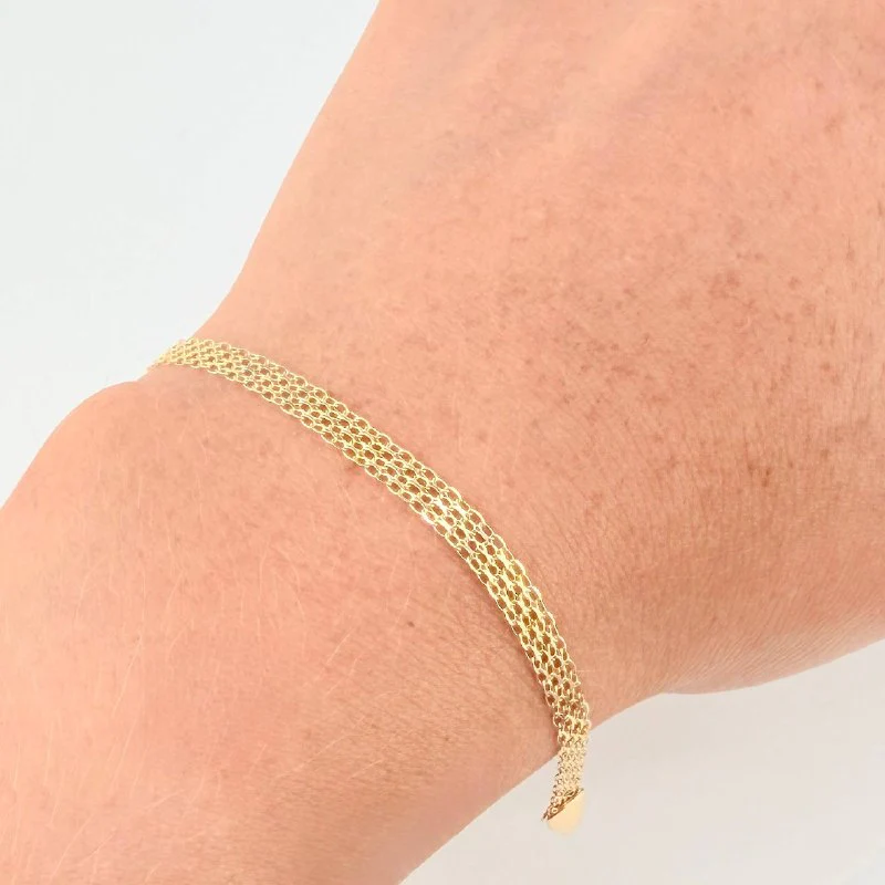 Pulso China 2.6 g / 19.5 cm / 3.55 mm Oro Amarillo 18K - Image 4