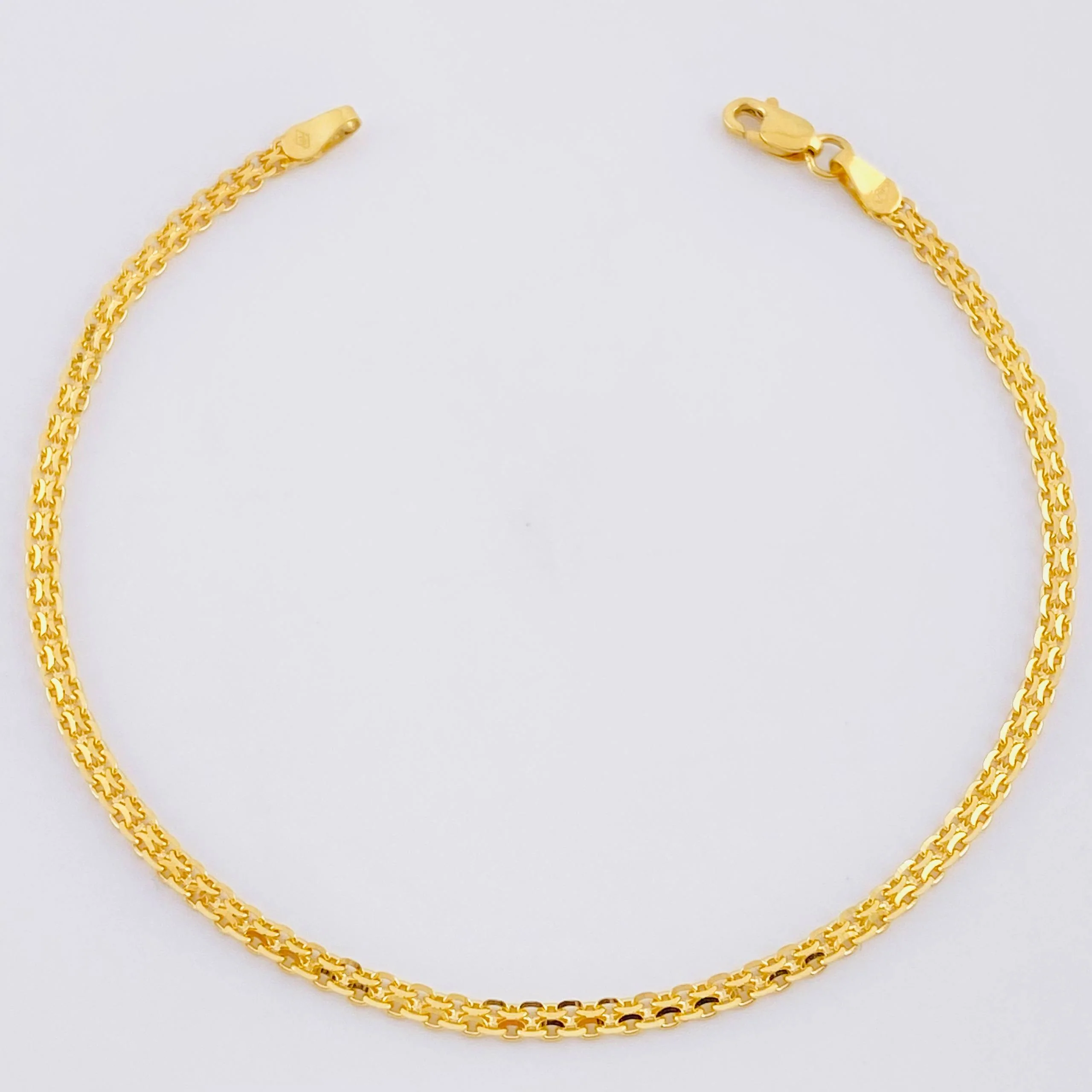 Pulso China 2.65gr / 18.5cm / 2.3mm Oro Amarillo 18K