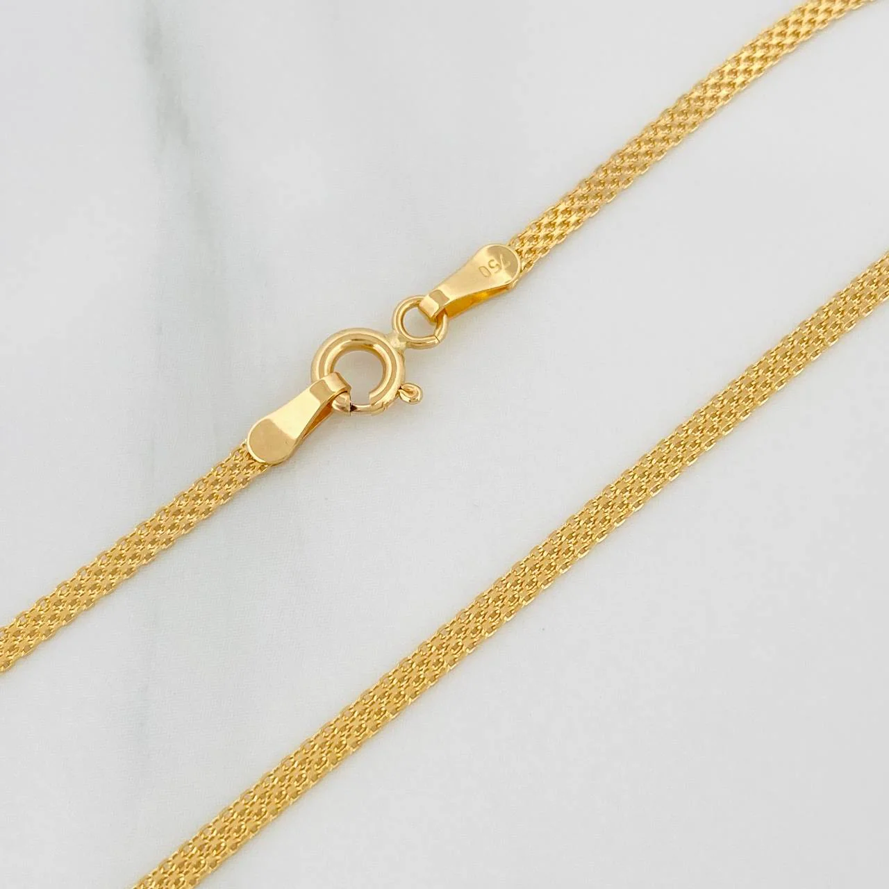 Pulso Chino 1.35gr / 18.9cm / 1.9mm Oro Amarillo +1 18K $ - Image 3