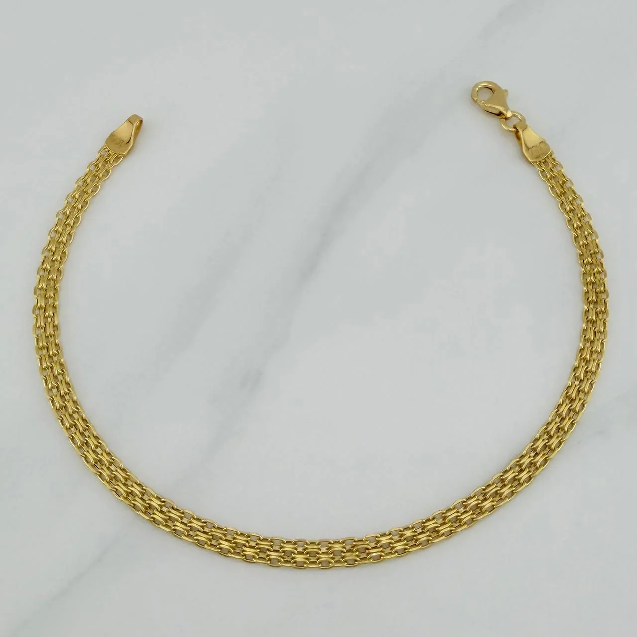 Pulso Chino 2.35 g / 20 cm / 3 mm Oro Amarillo 18K