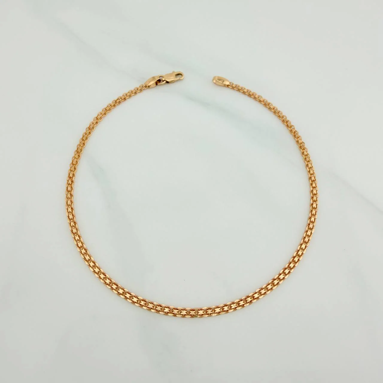 Pulso Chino 2.5gr / 17.5cm / 2mm Oro Amarillo Nac.Esp. 18K $