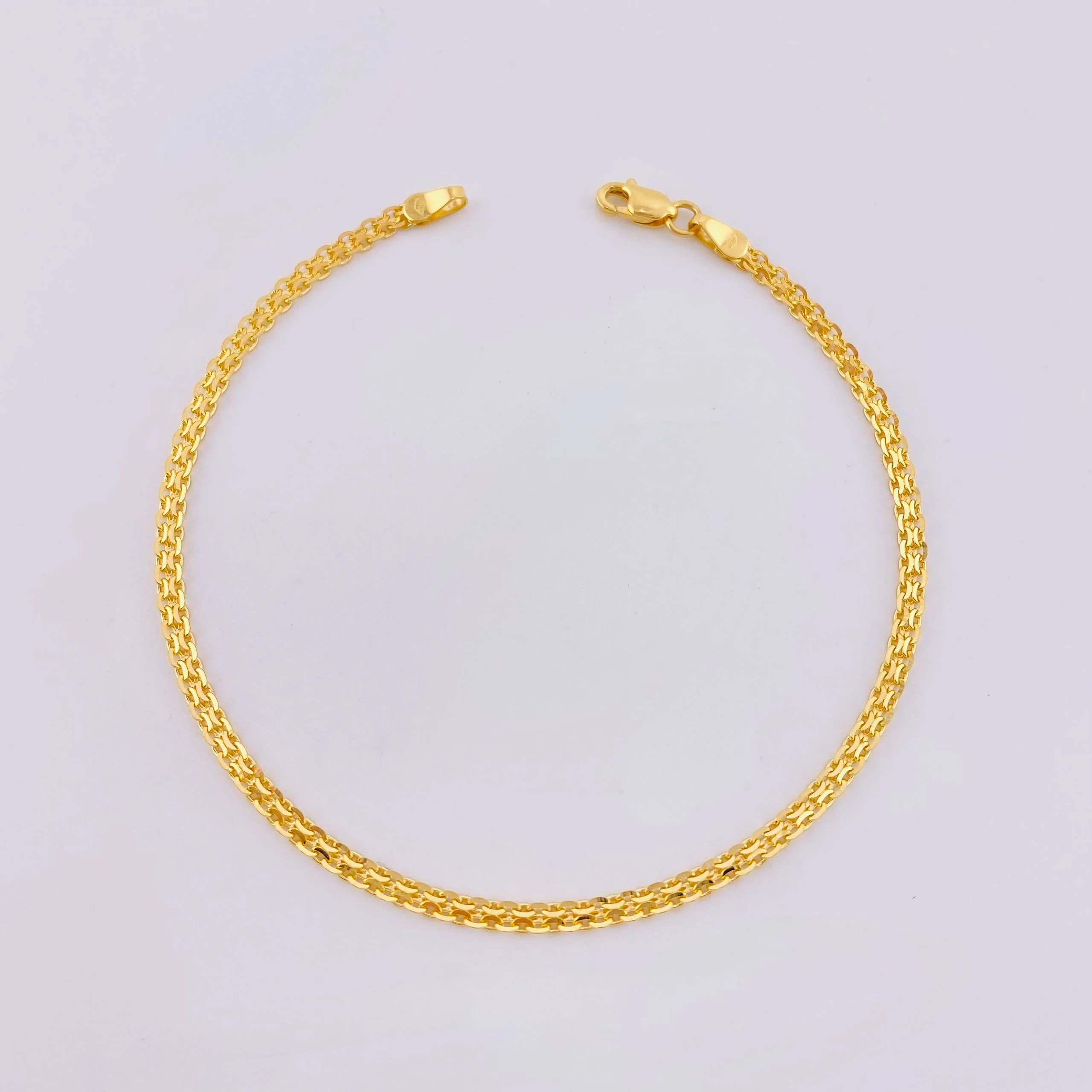 Pulso Chino 2.65gr / 18.5cm / 2.3mm Oro Amarillo +1 18K *