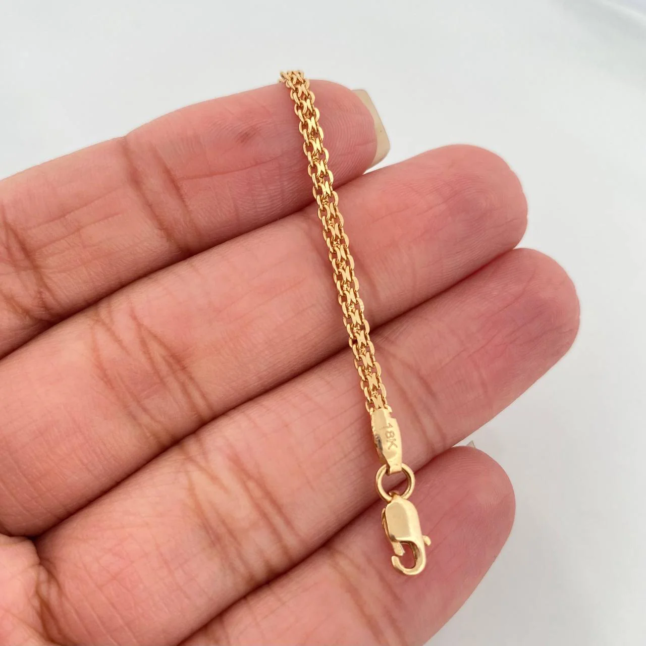 Pulso Chino 2.65gr / 18.9cm / 2mm Oro Amarillo 18K - Image 4