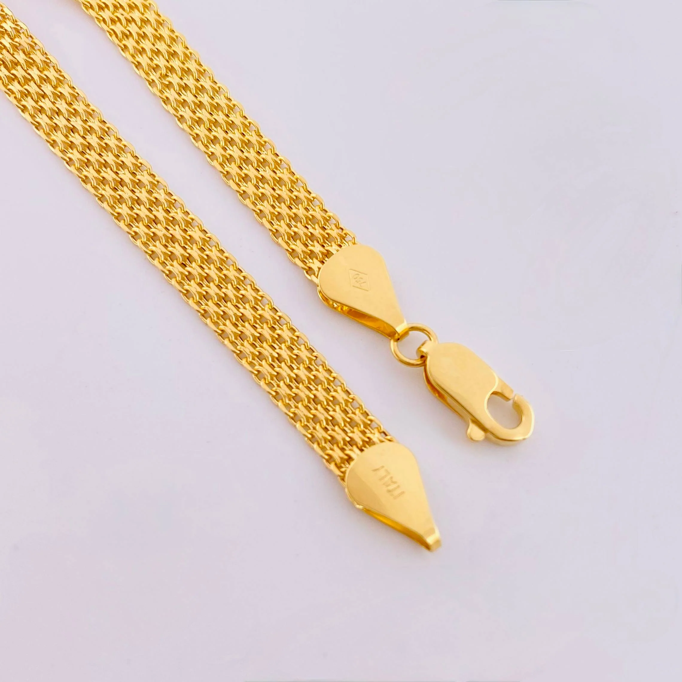 Pulso Chino 3.95gr / 18.5cm / 5.7mm Oro Amarillo +1 18K - Image 2