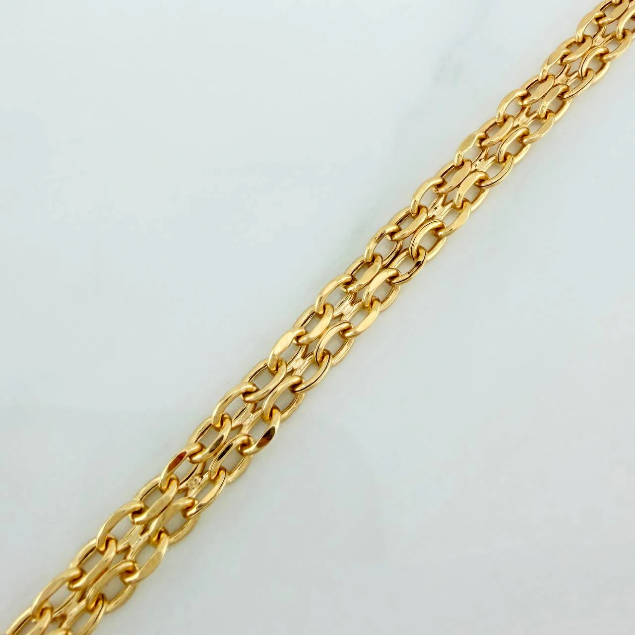 Pulso Chino 4.35 g / 17.9 cm / 5.26 mm Oro Amarillo 18K - Image 3